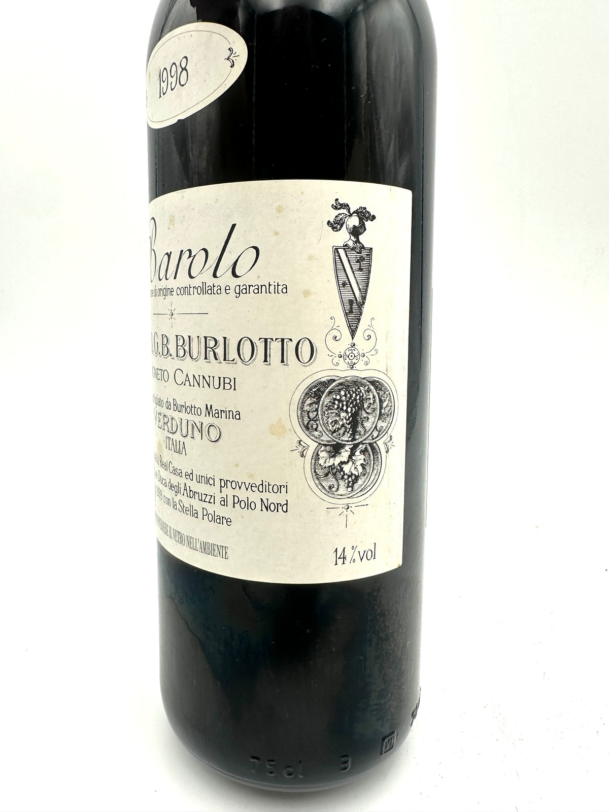 1998 - Comm. G.B. Burlotto - Barolo Cannubi