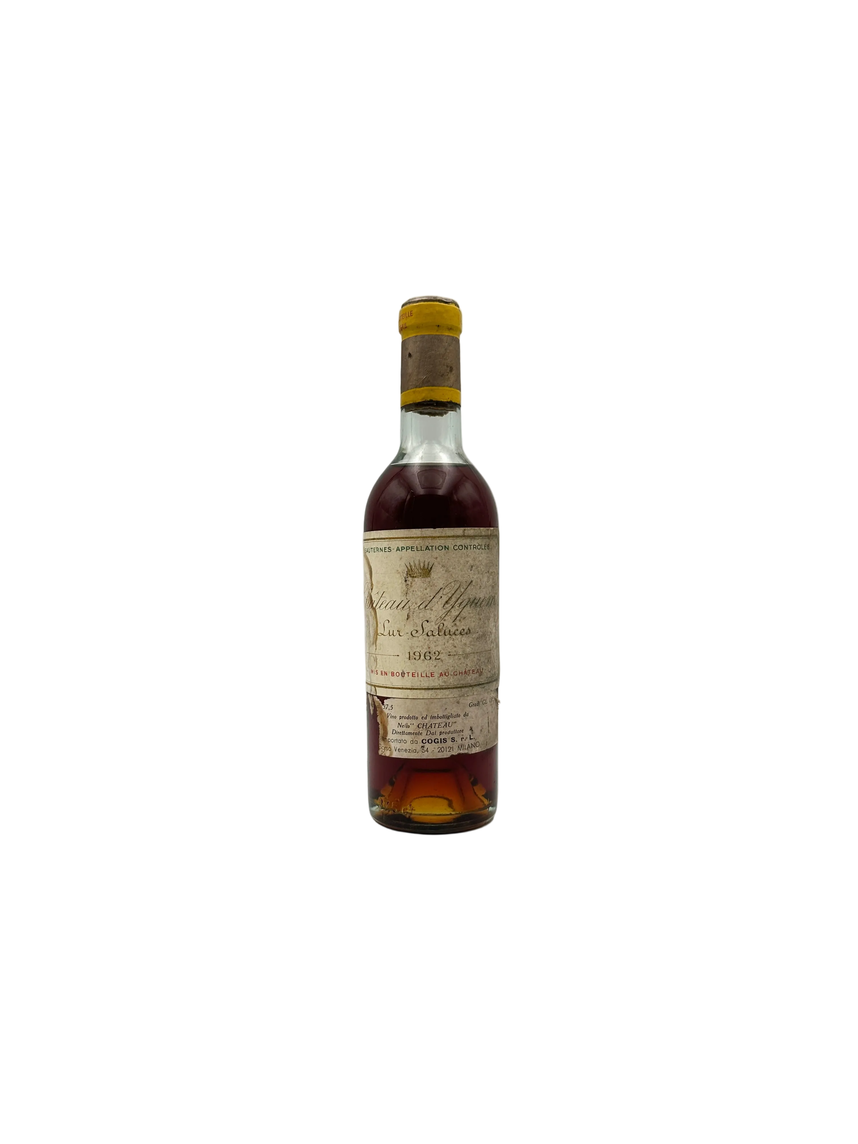 1962 - Chateau d'Yquem - Sauternes - 0,375L