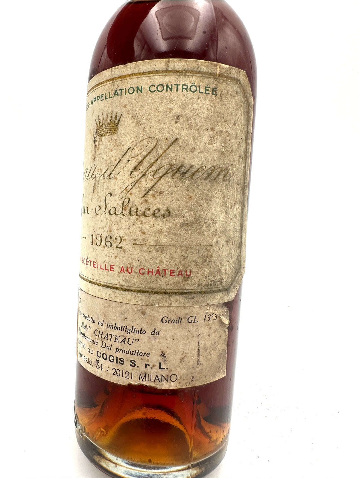 1962 - Chateau d'Yquem - Sauternes - 0,375L