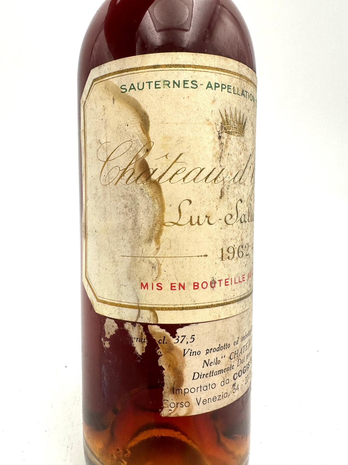 1962 - Chateau d'Yquem - Sauternes - 0,375L