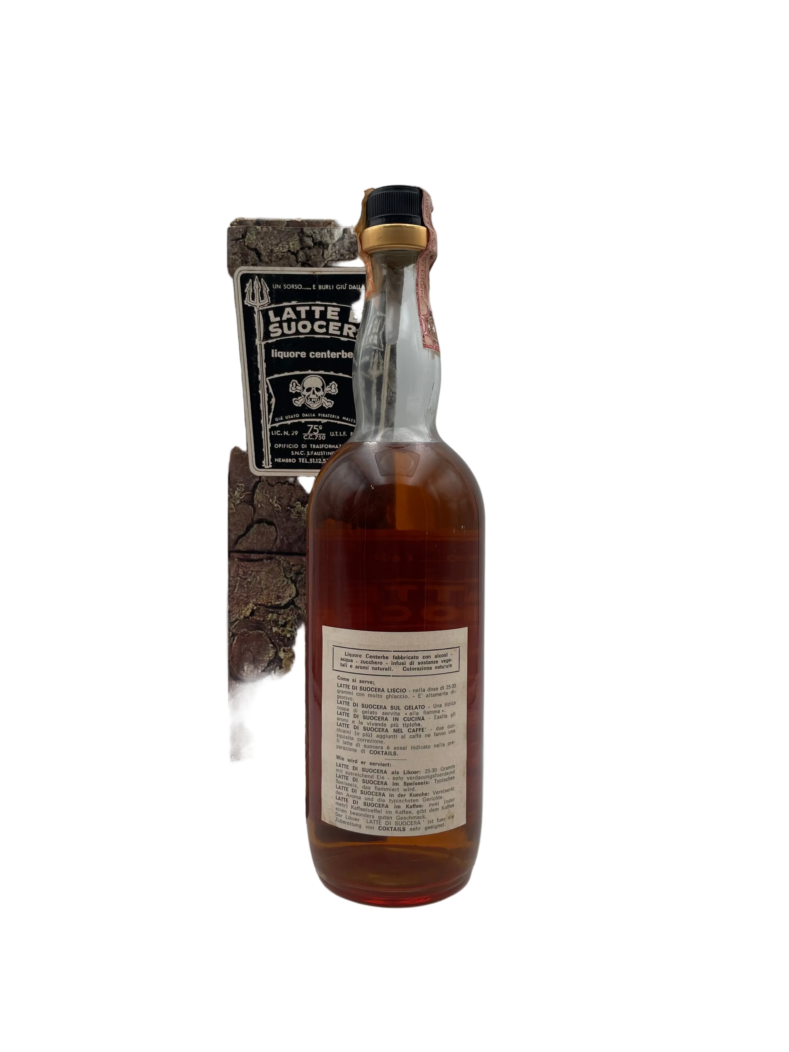 S. Faustino - Latte di Suocera Liquore Centerbe - Anni '70s