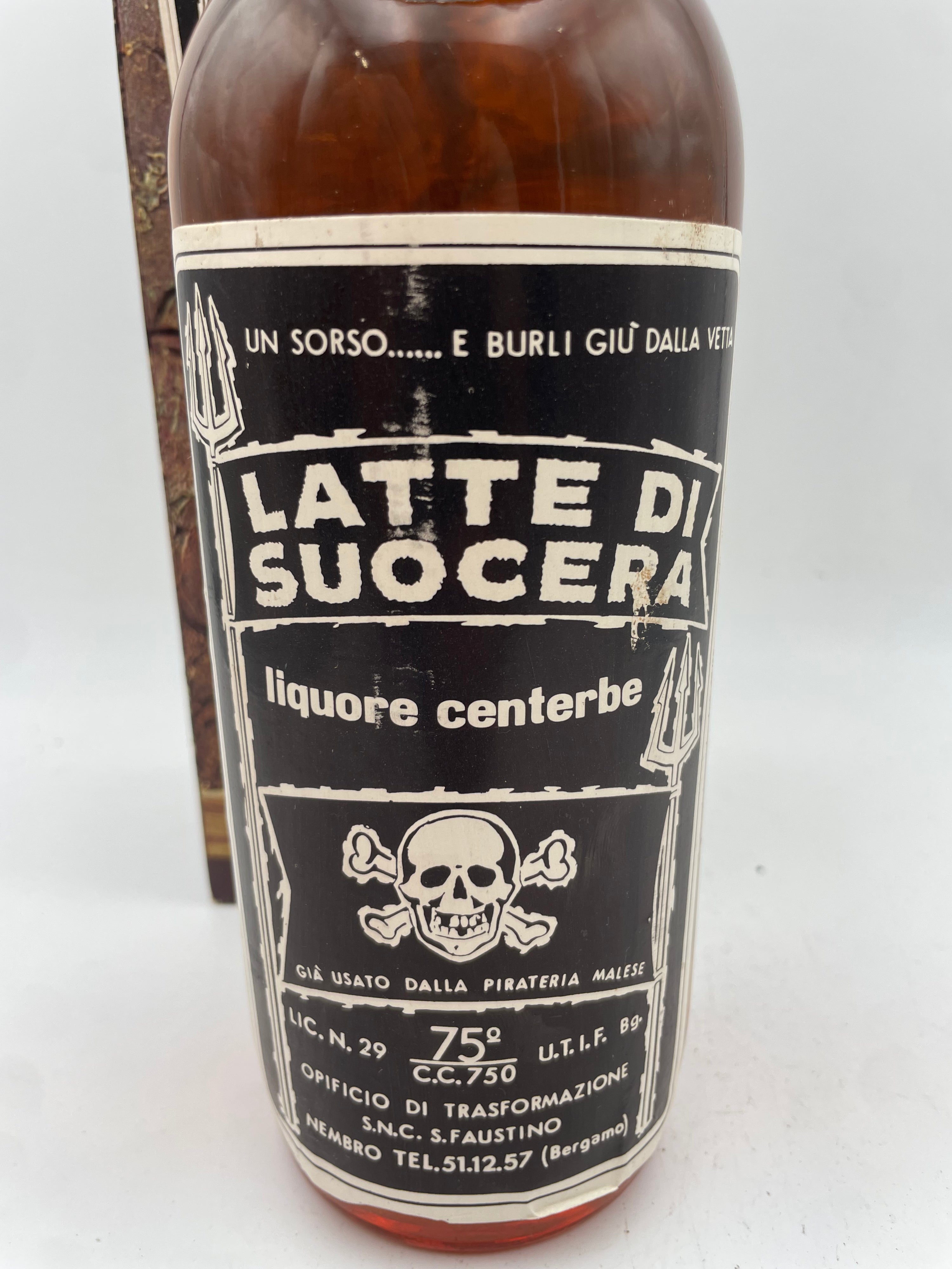S. Faustino - Latte di Suocera Liquore Centerbe - Anni '70s