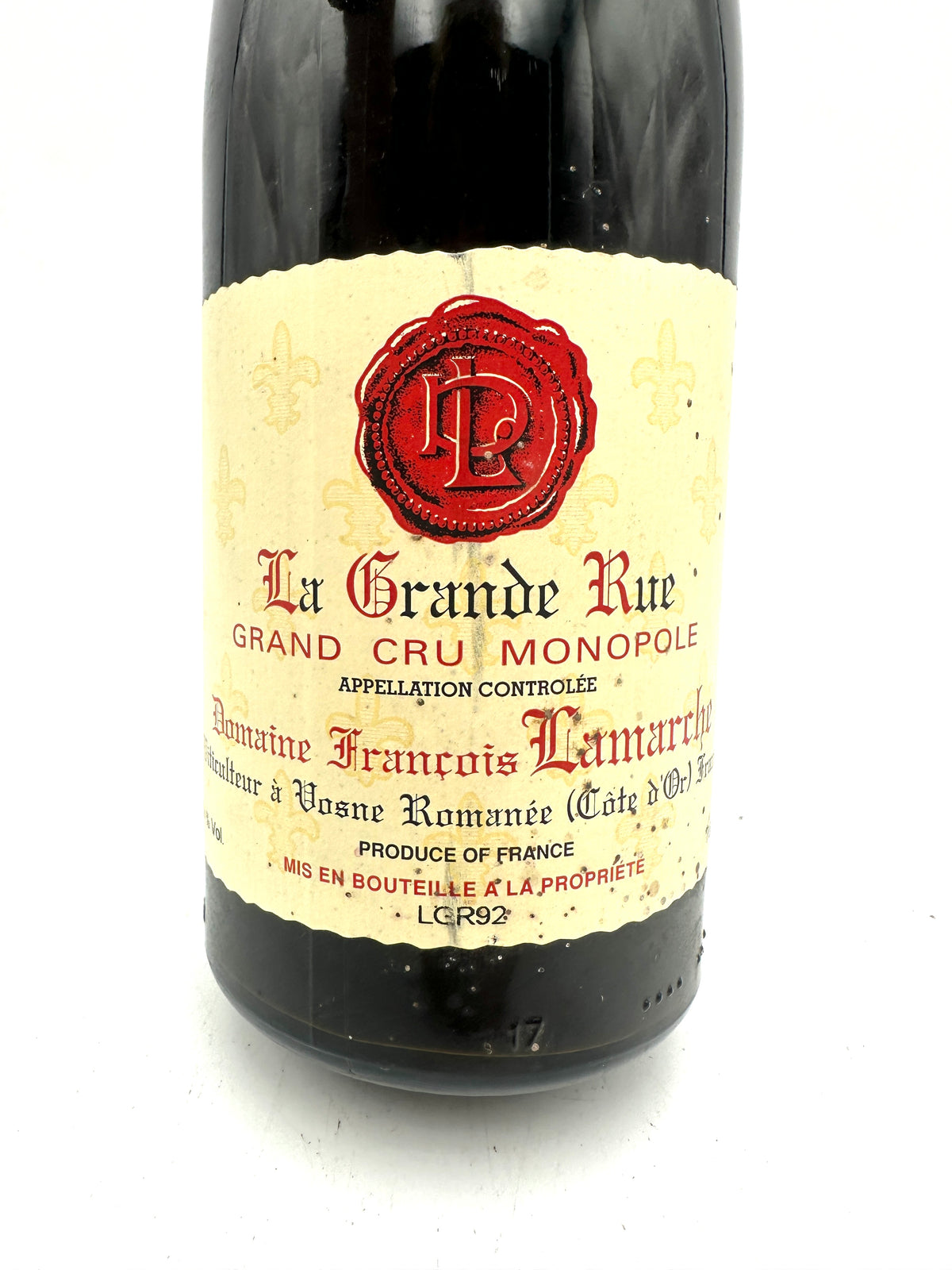 1992 - Domaine Francois Lamarche - La Grand Rue Grand Cru Monopole