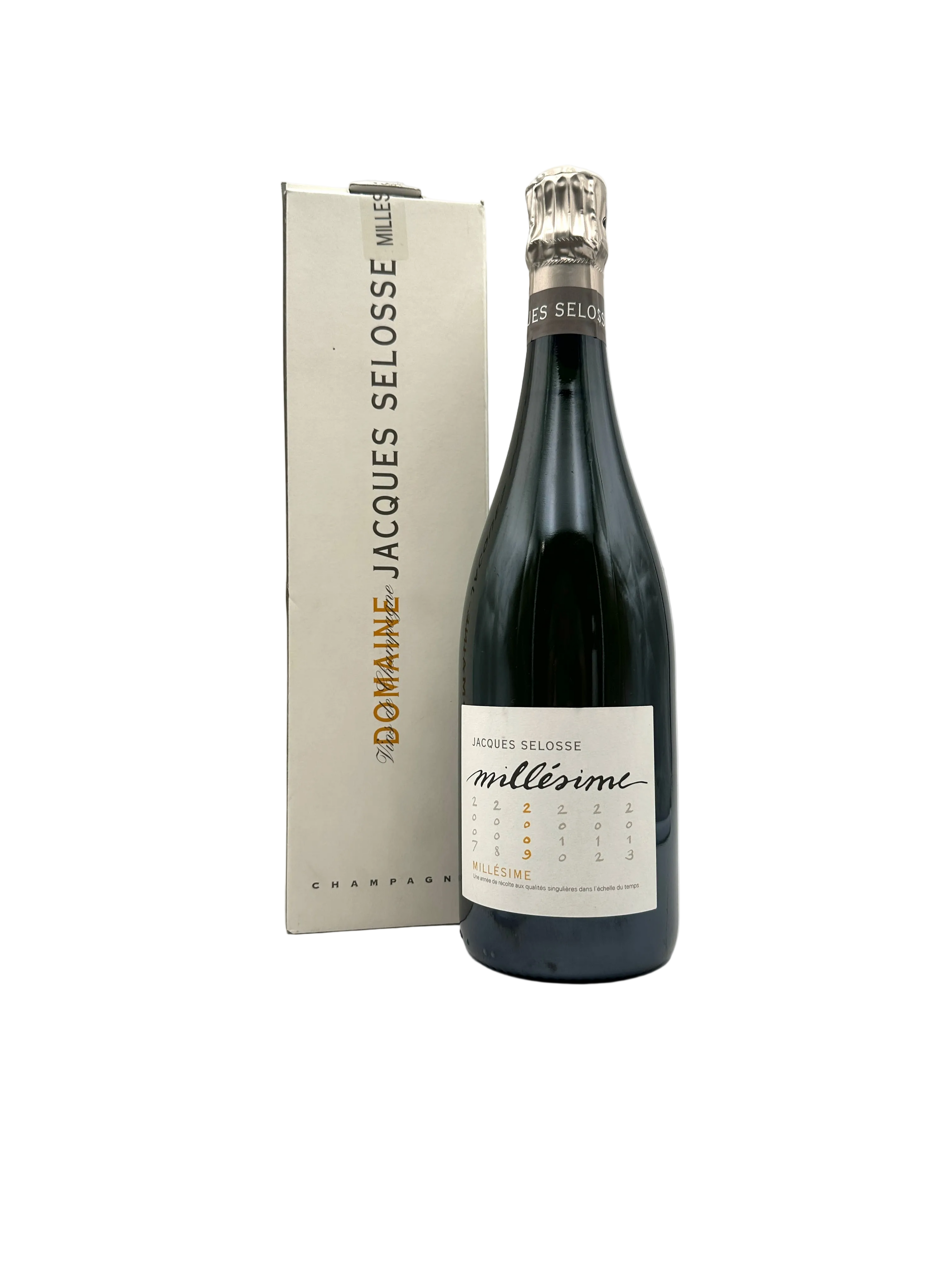 2009 - Jacques Selosse - Millésime Extra Brut - Deg. 29/01/2020