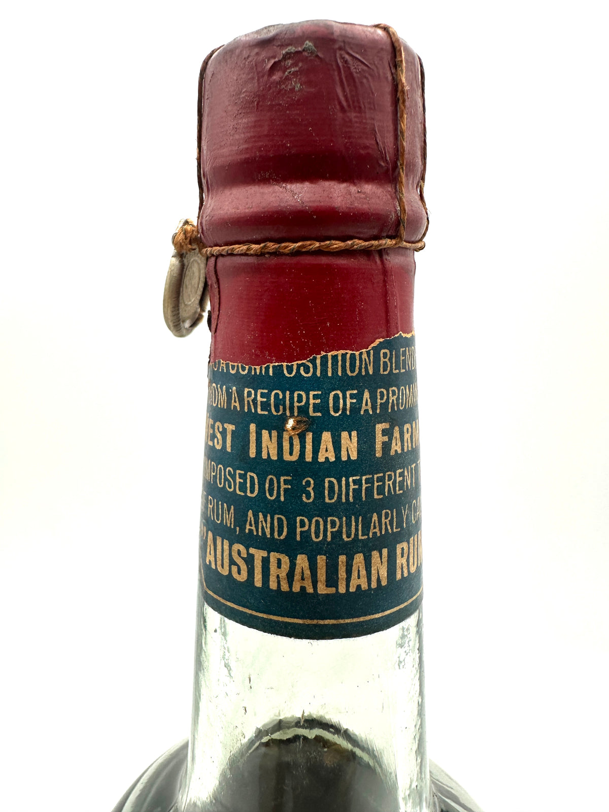 A.A. Baker - Australian Rum - Sigillo Stella 1950s