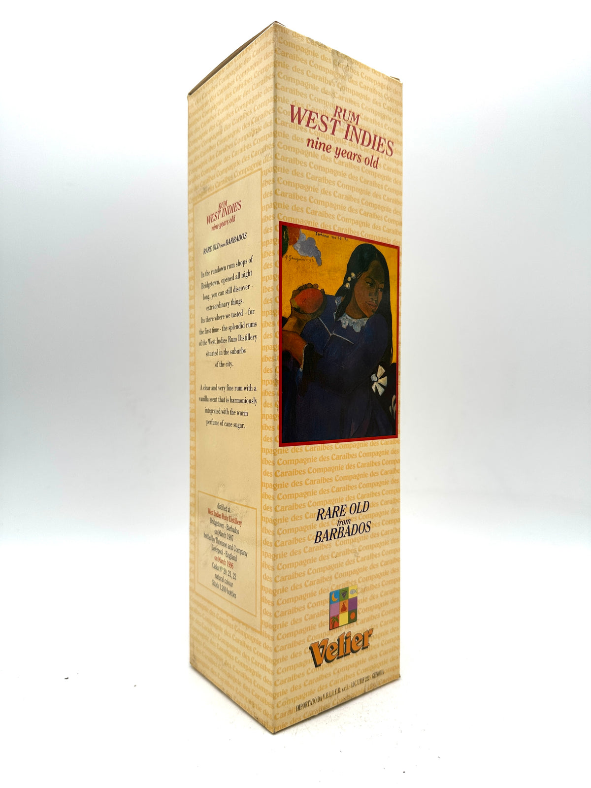 1987 - West Indies Rum Distillery - 9 years old Rare Old Barbados Rum - Velier