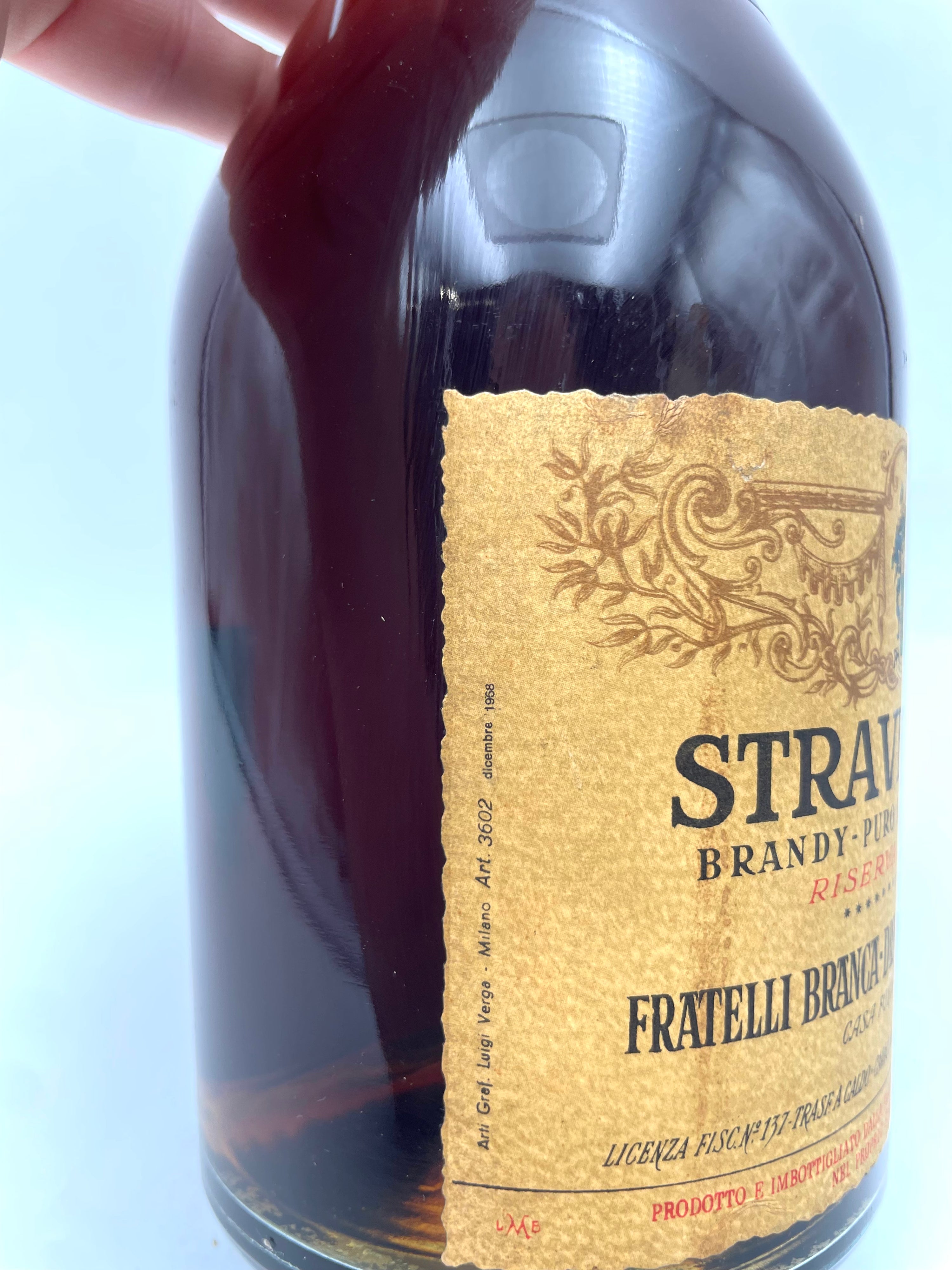 1968 - Fratelli Branca - Brandy Stravecchio Riserva Speciale