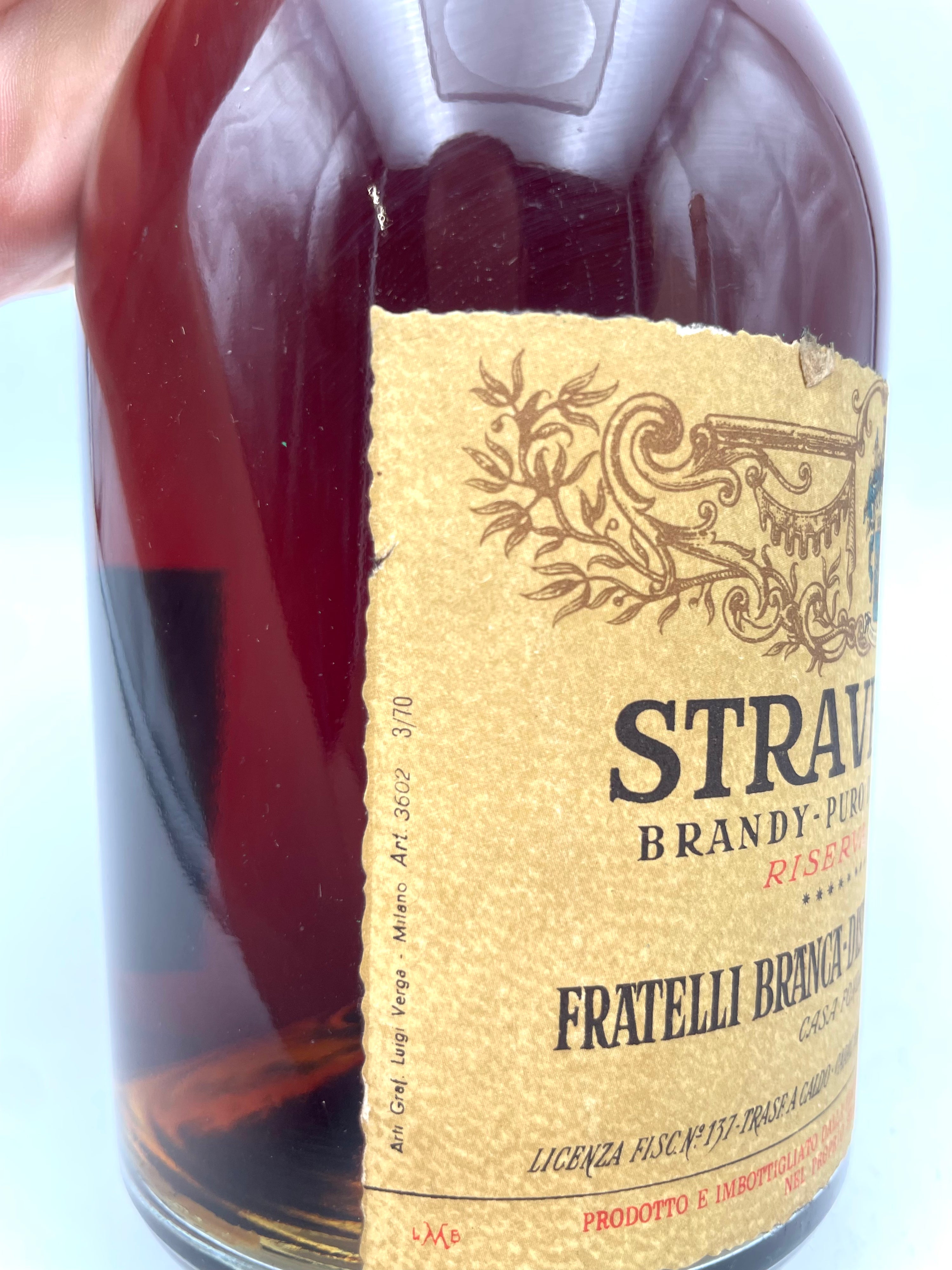 1970 - Fratelli Branca - Brandy Stravecchio Riserva Speciale