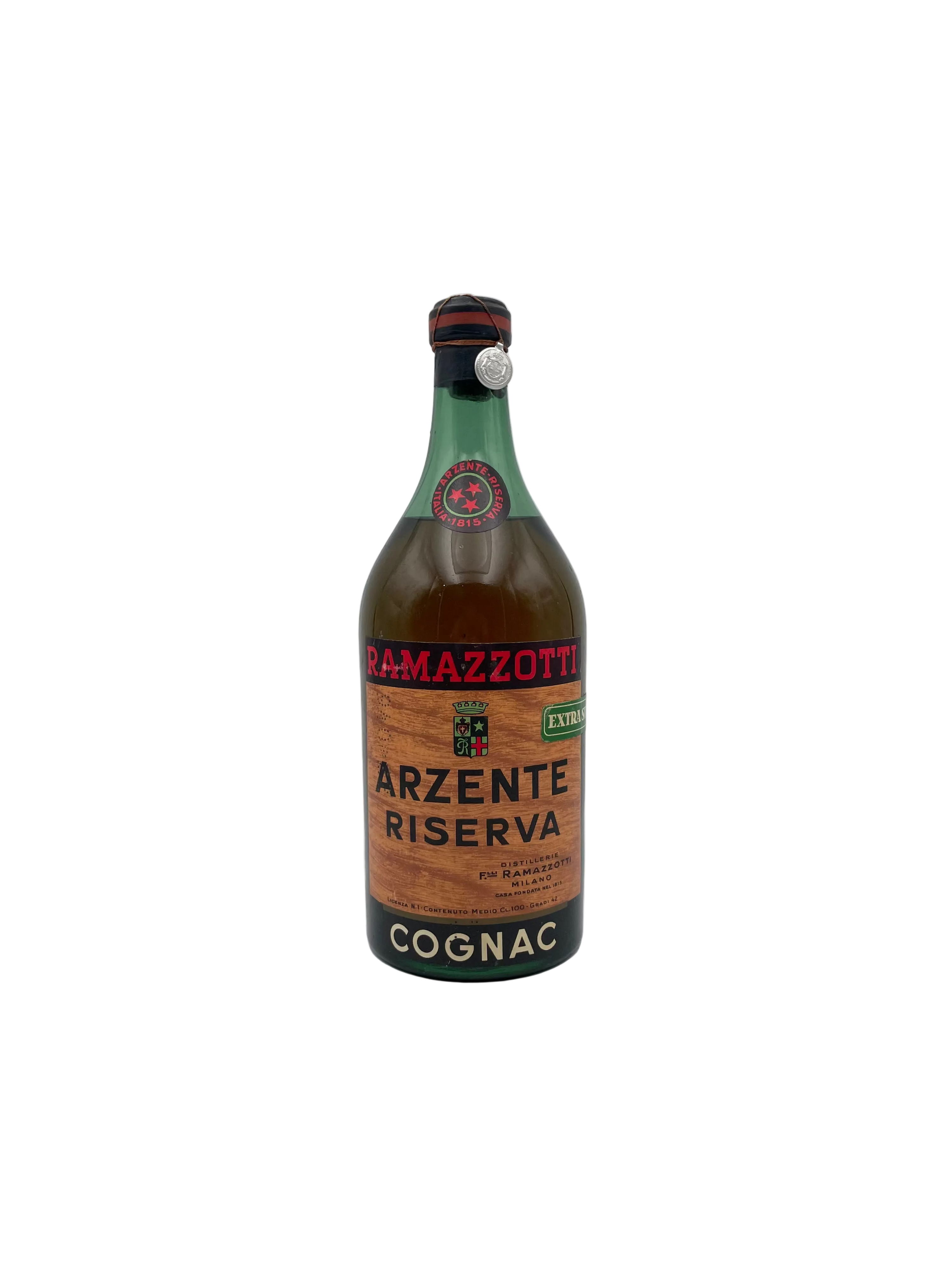 F.lli Ramazzotti - Cognac Arzente Riserva - Sigillo Fasci Anni '30s / '40s