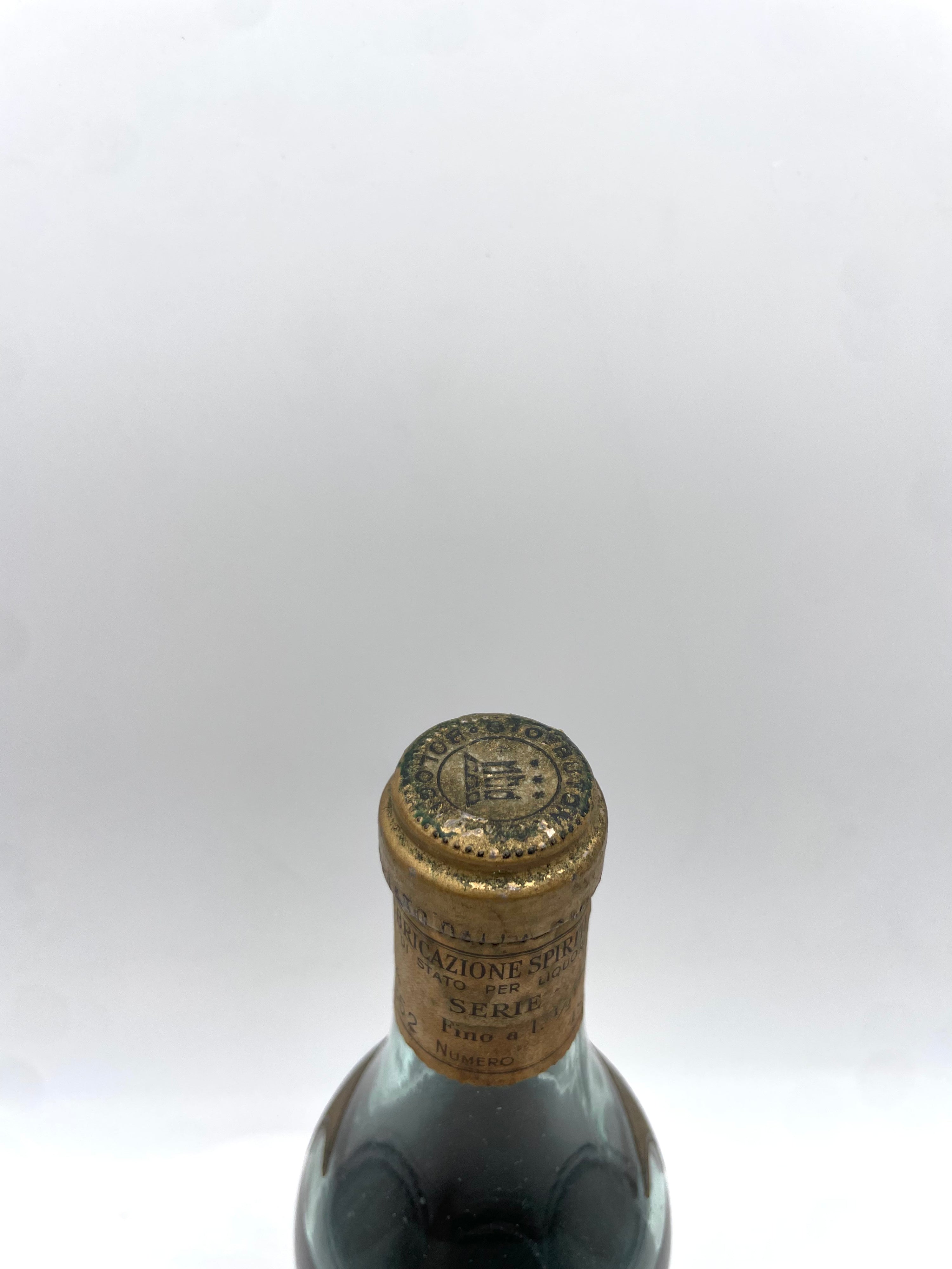 Gio. Buton - Brandy Stravecchio Buton - Sigillo Stemma Sabaudo Anni '30s