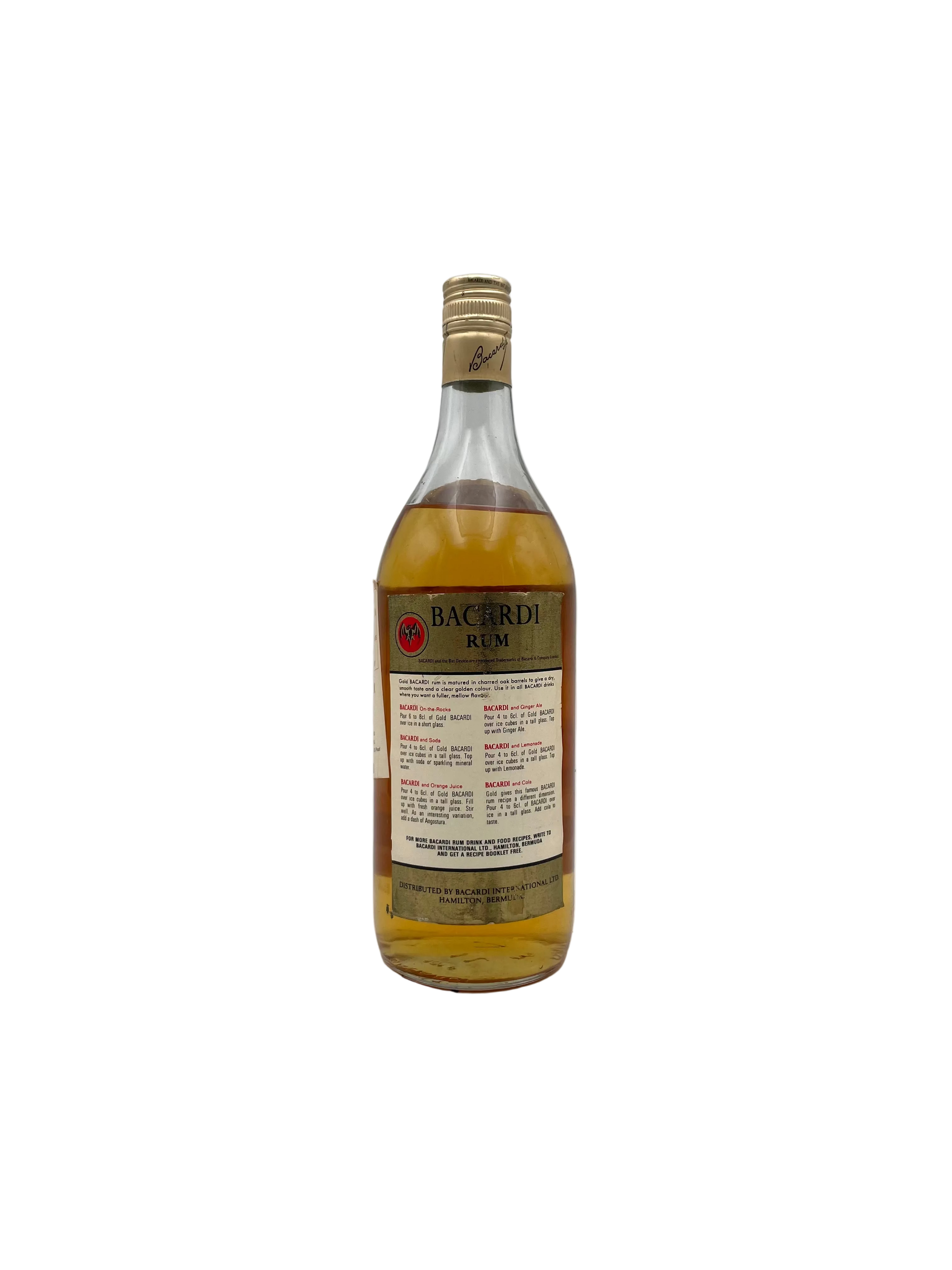 Bacardi - Rum Superior Carta De Oro  - Anni '80s