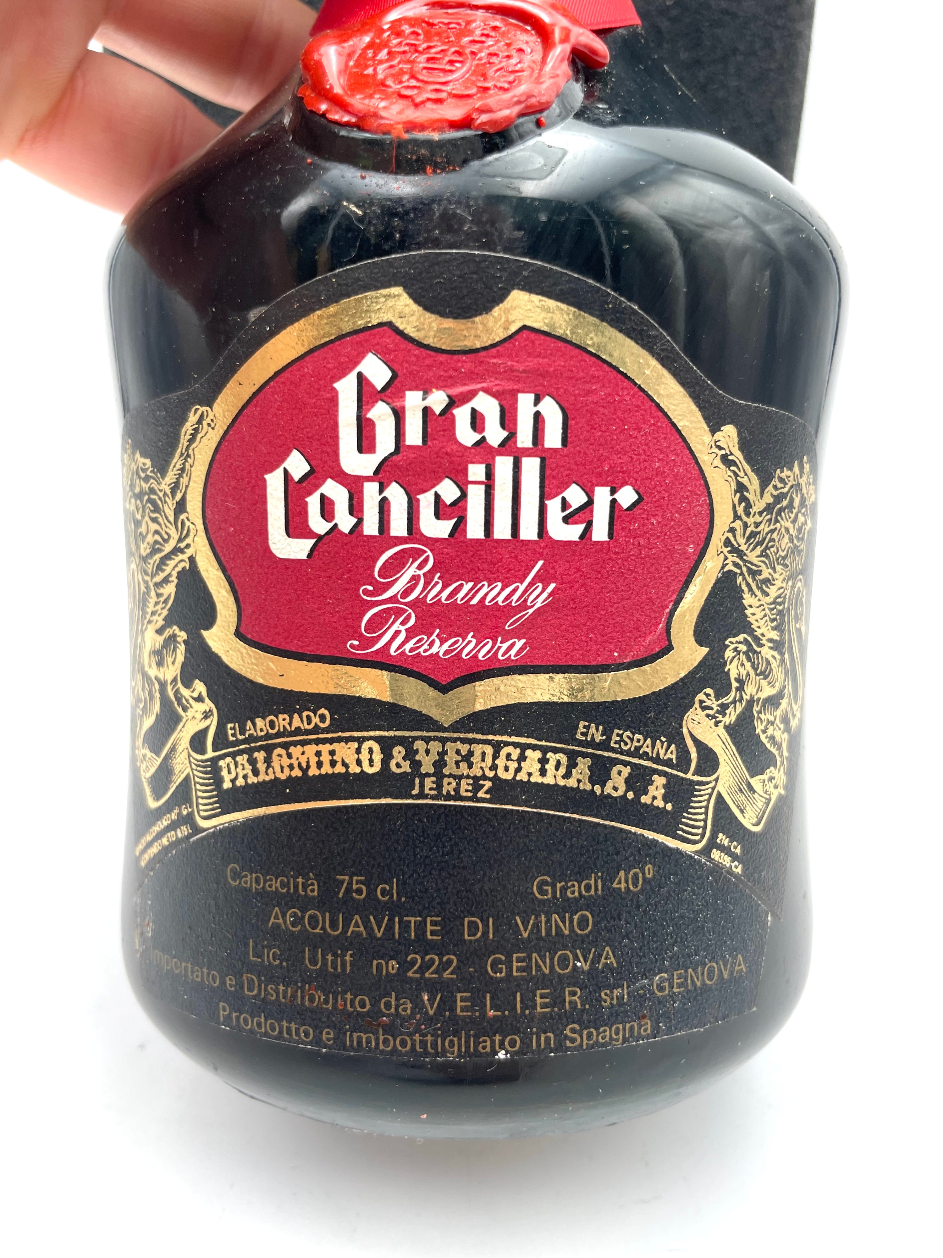 Palomino & Vergara - Gran Canciller Brandy Riserva - Anni '80s