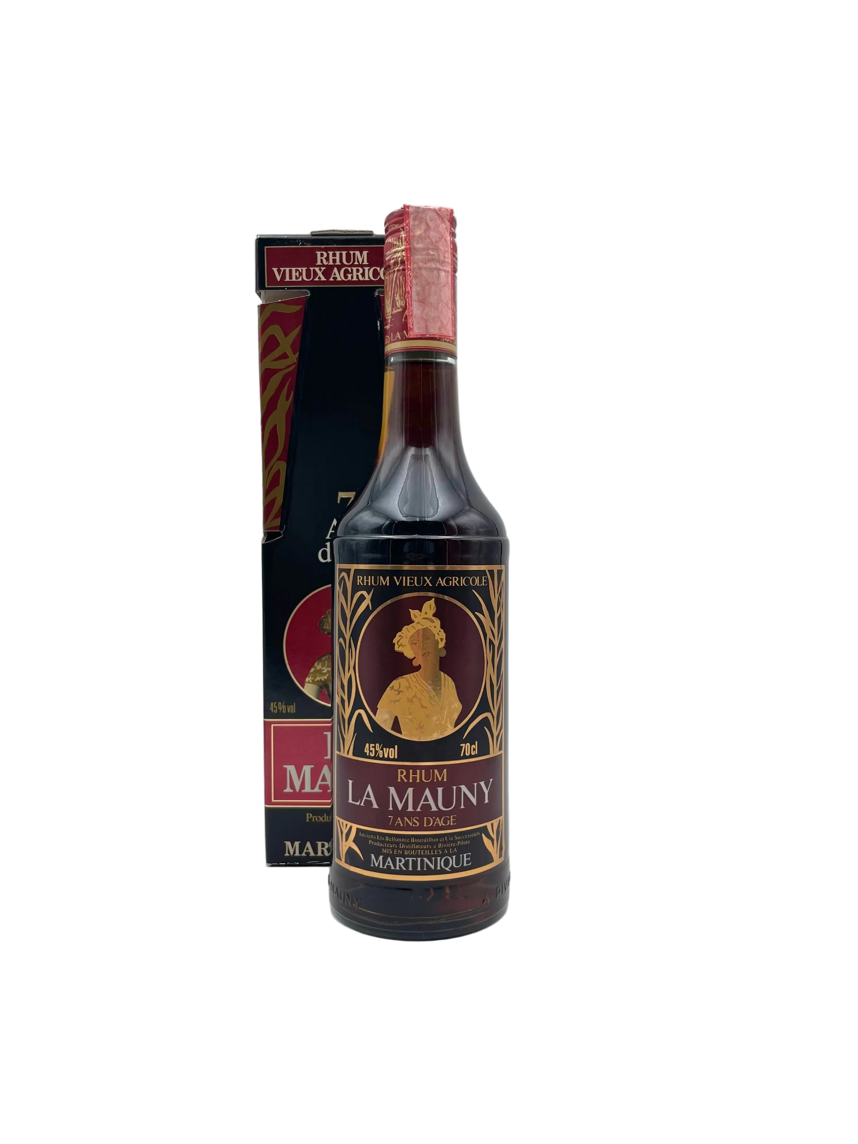 La Mauny - Rhum Vieux Agricole 7 Ans D'Age - Anni '90s