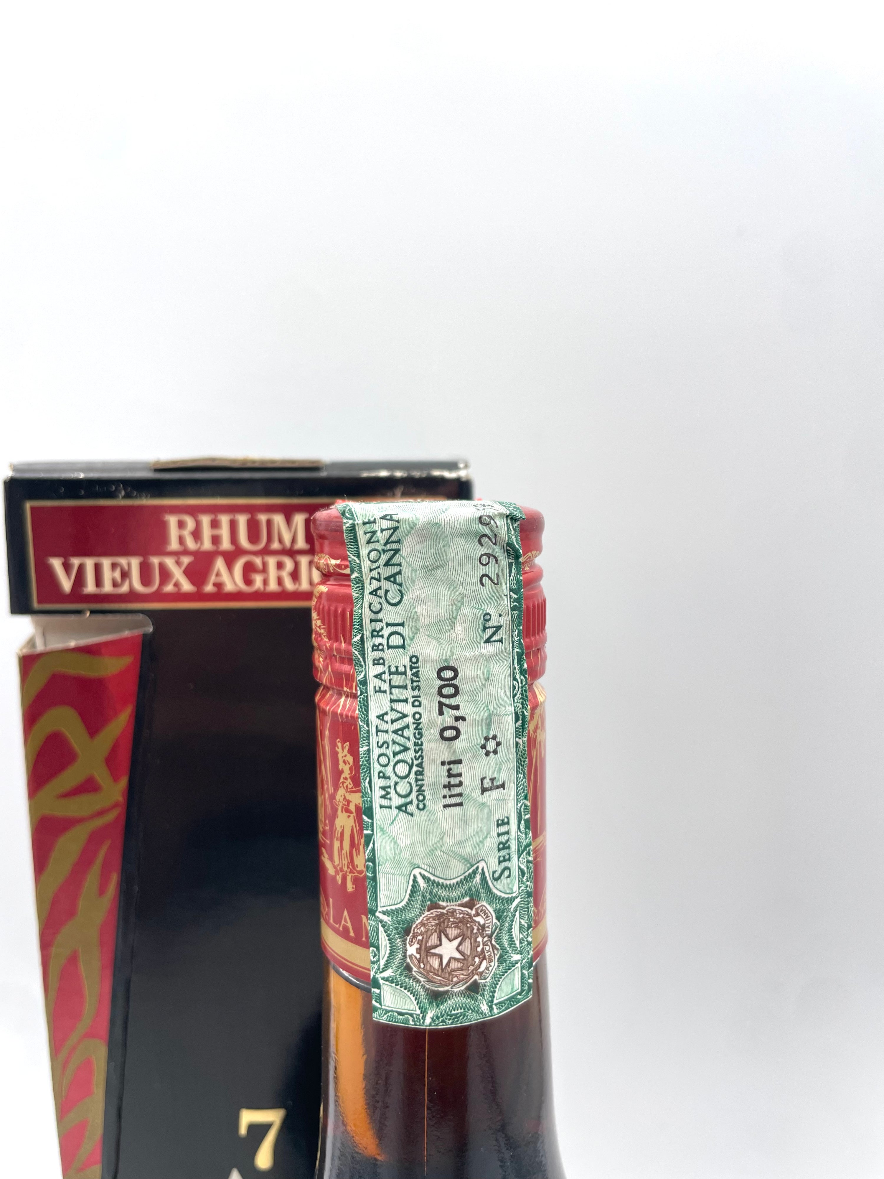 La Mauny - Rhum Vieux Agricole 7 Ans D'Age - Anni '90s