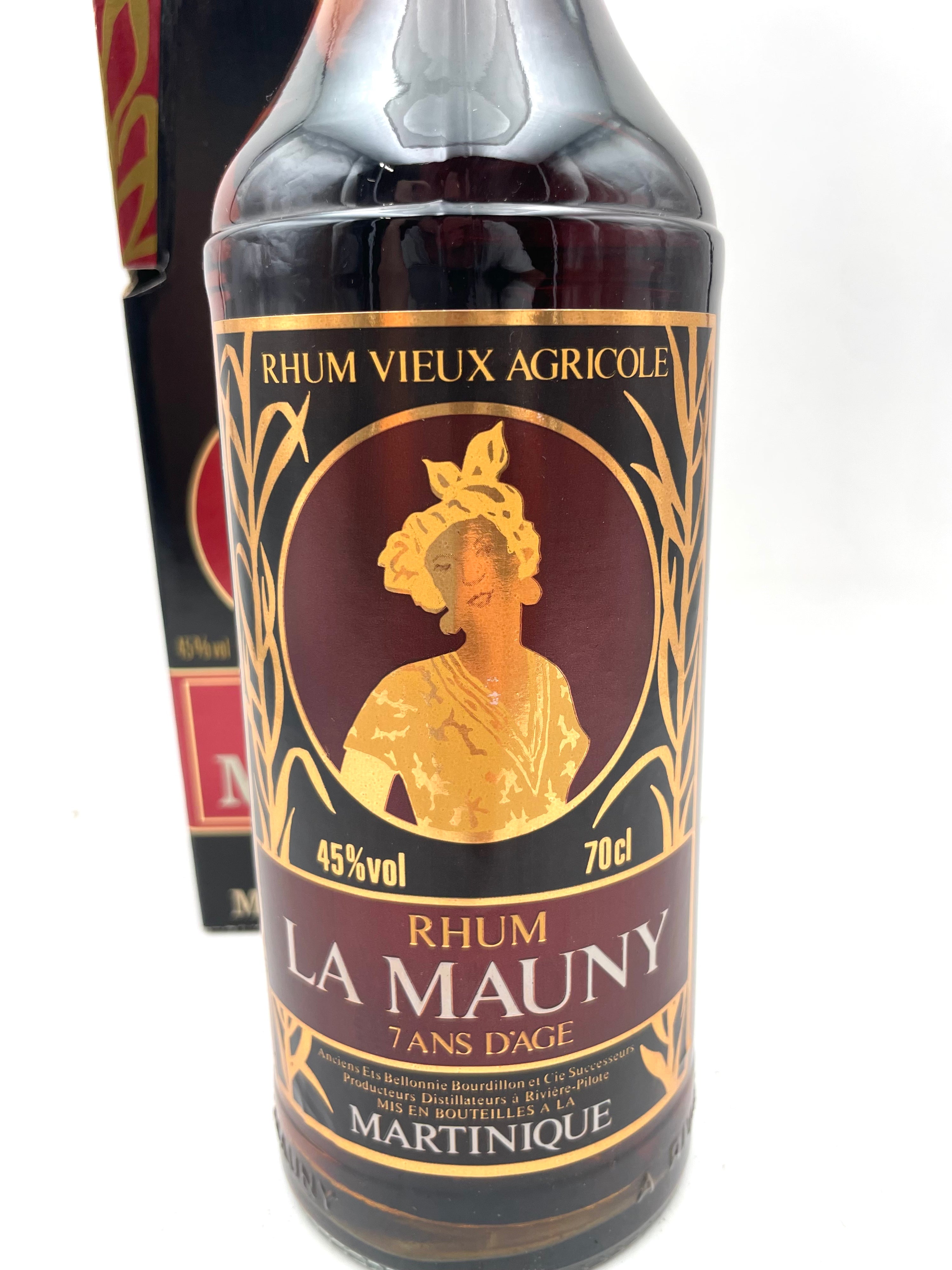 La Mauny - Rhum Vieux Agricole 7 Ans D'Age - Anni '90s