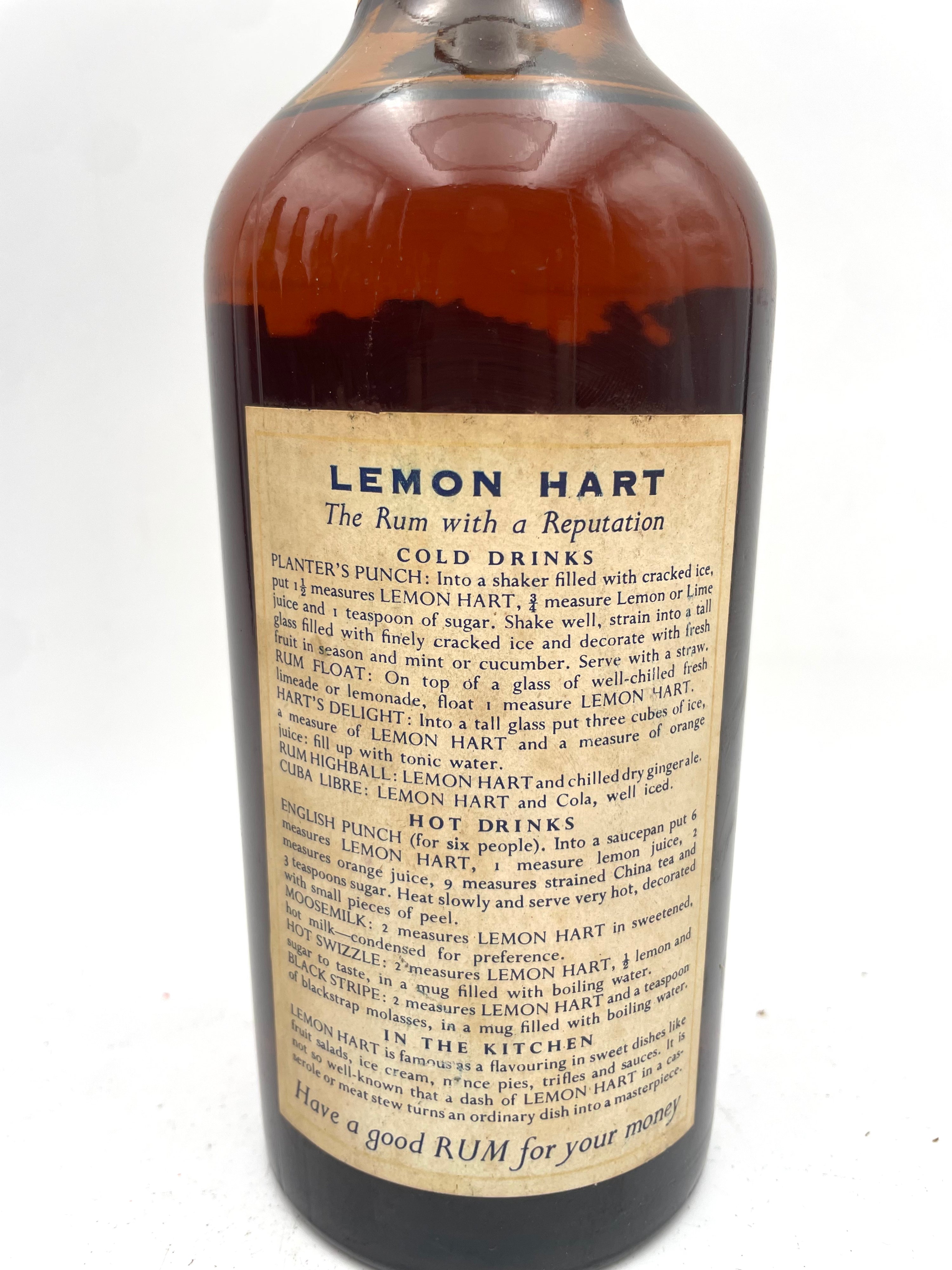 Lemon Hart - Golden Jamaican Rum - Anni '60s
