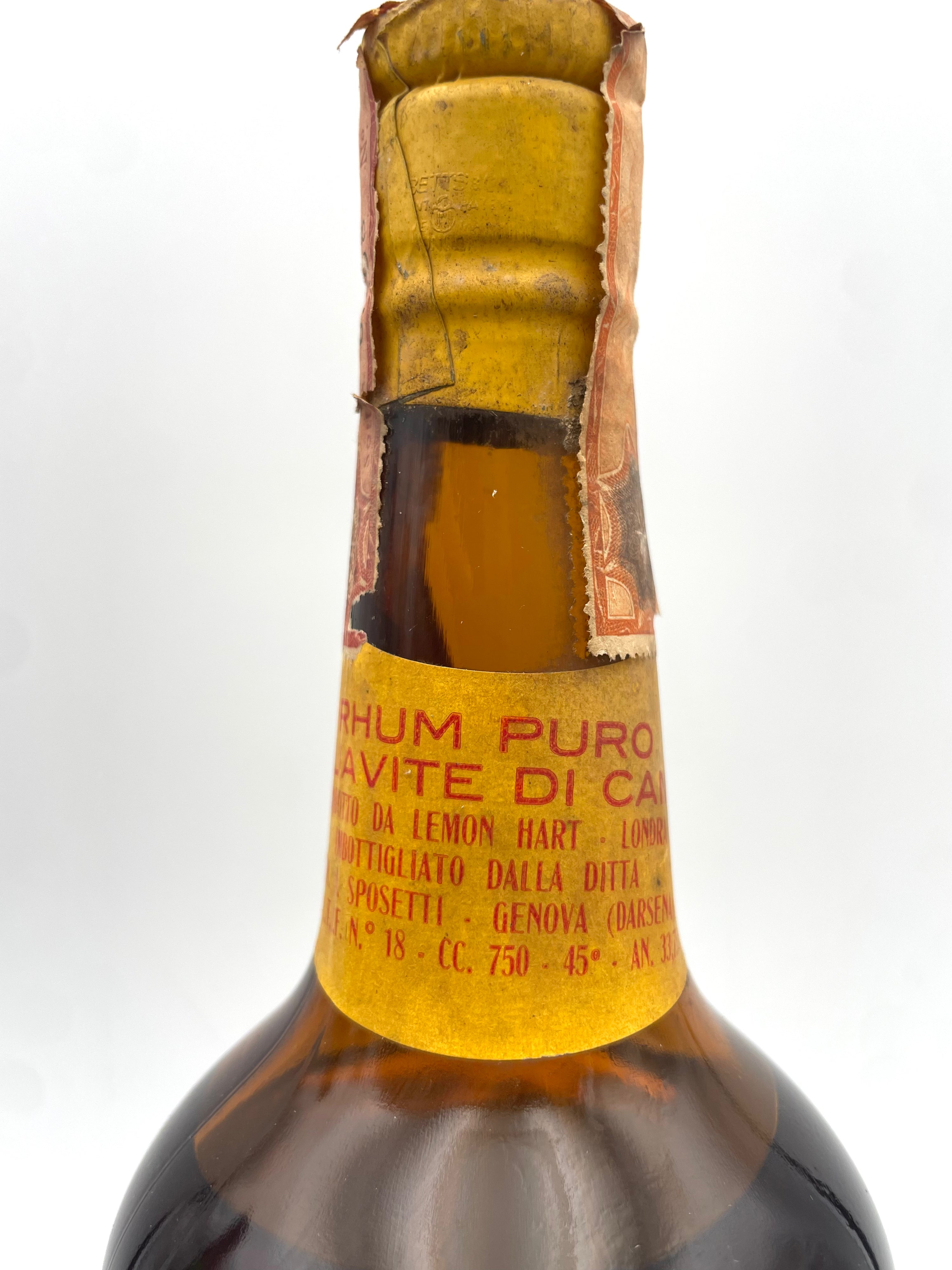 Lemon Hart - Golden Jamaican Rum - Anni '60s