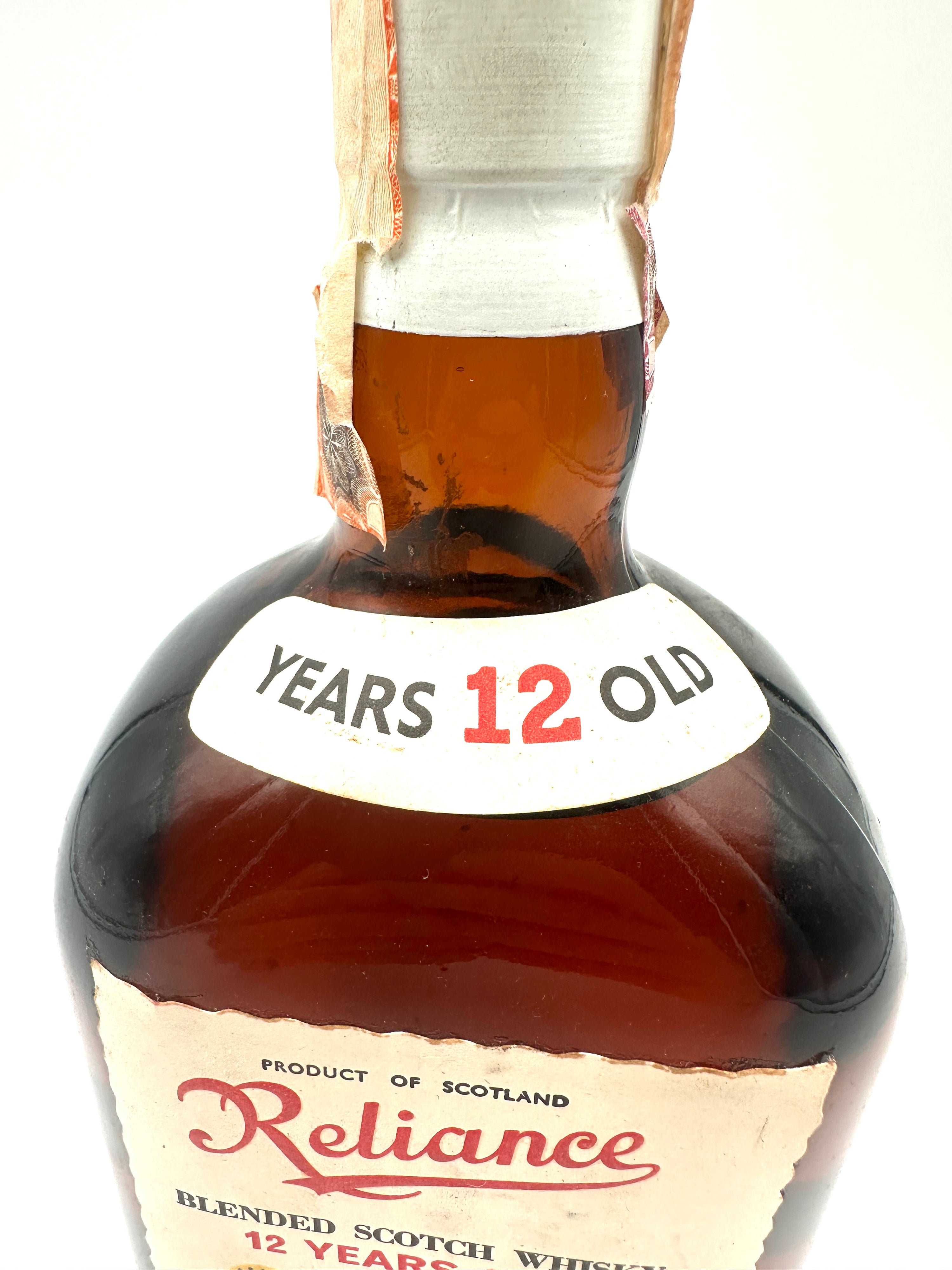 Reliance - 12 Years Old Blended Scotch Whisky - Forbes, Farquharson & Co - 1960s