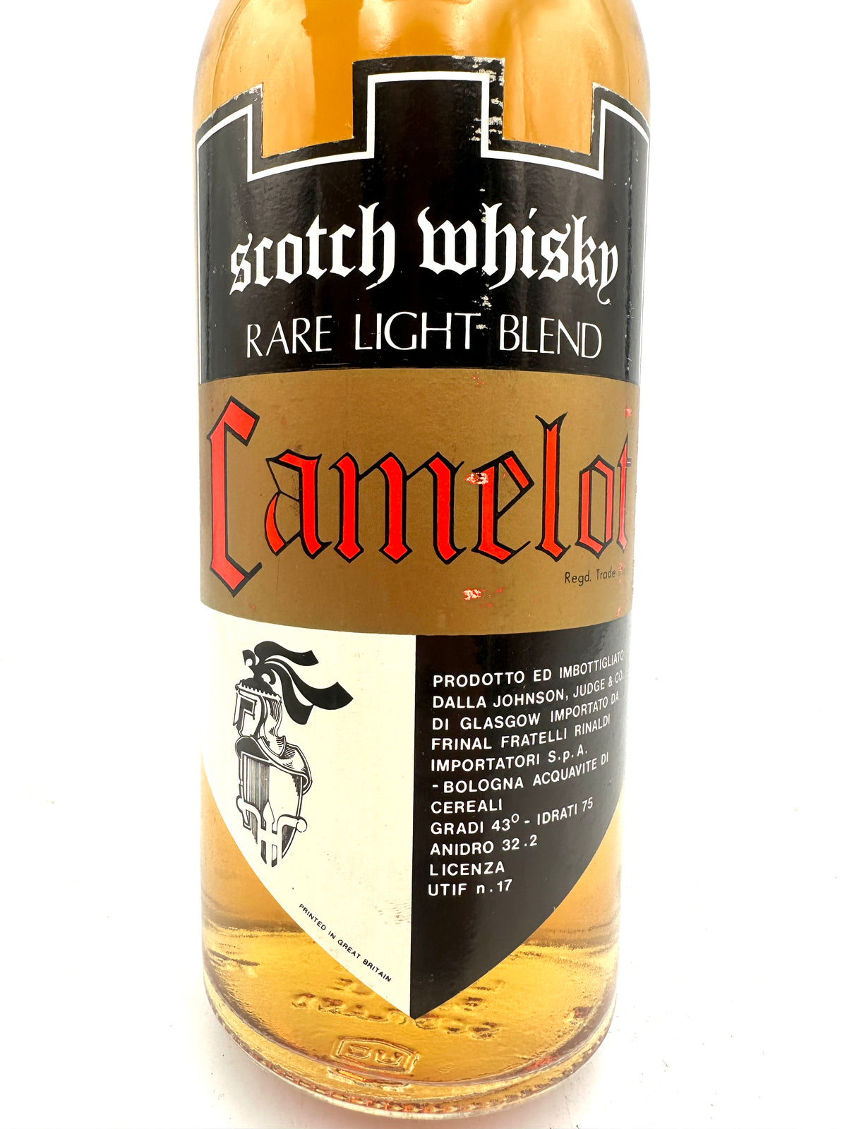 Camelot - Rare Light Blend Scotch Whisky - Johnson, Judge & Co - 1970s
