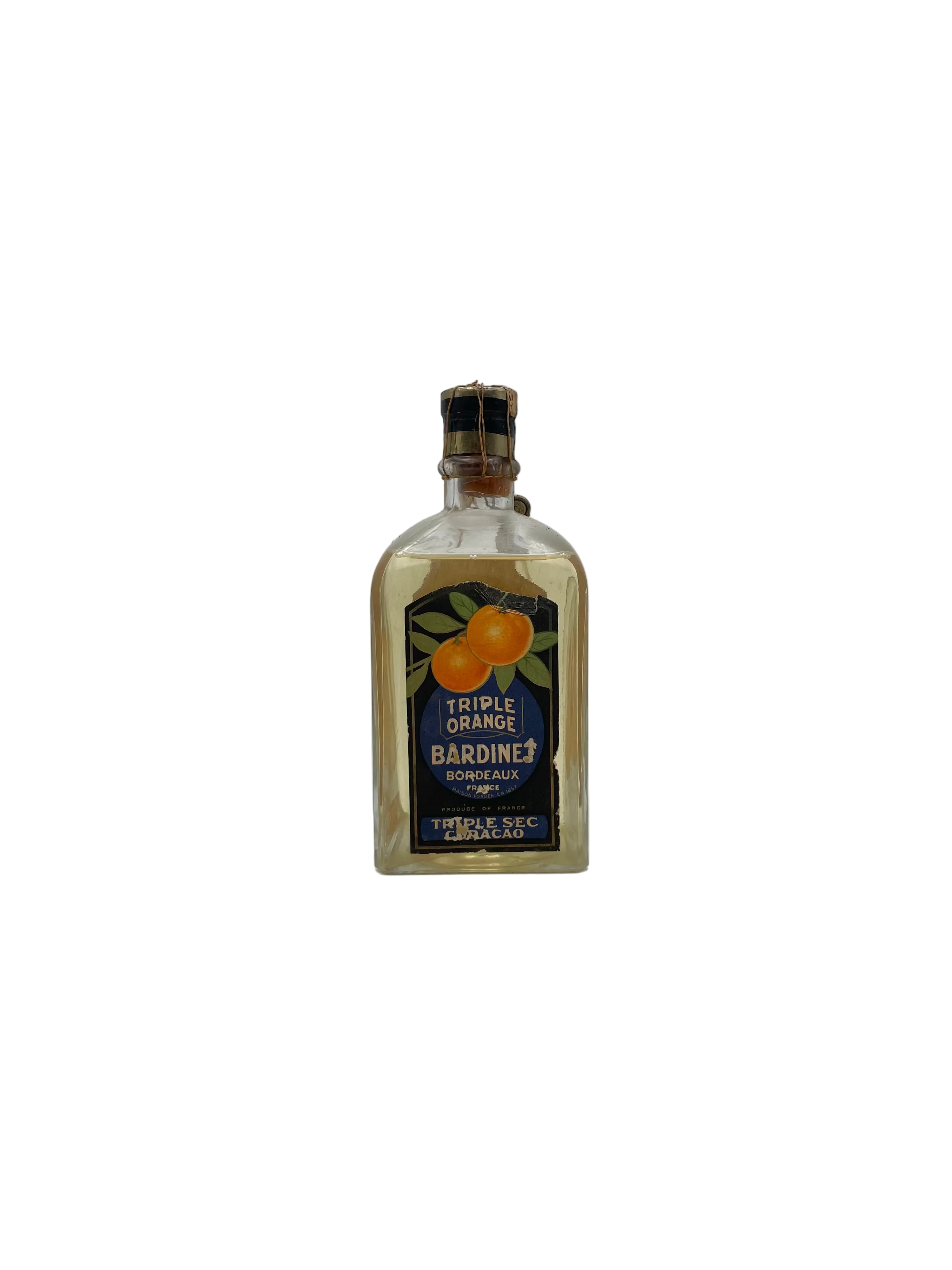 Bardinet - Triple Sec Curacao Orange - Sigillo Stella Anni '50s