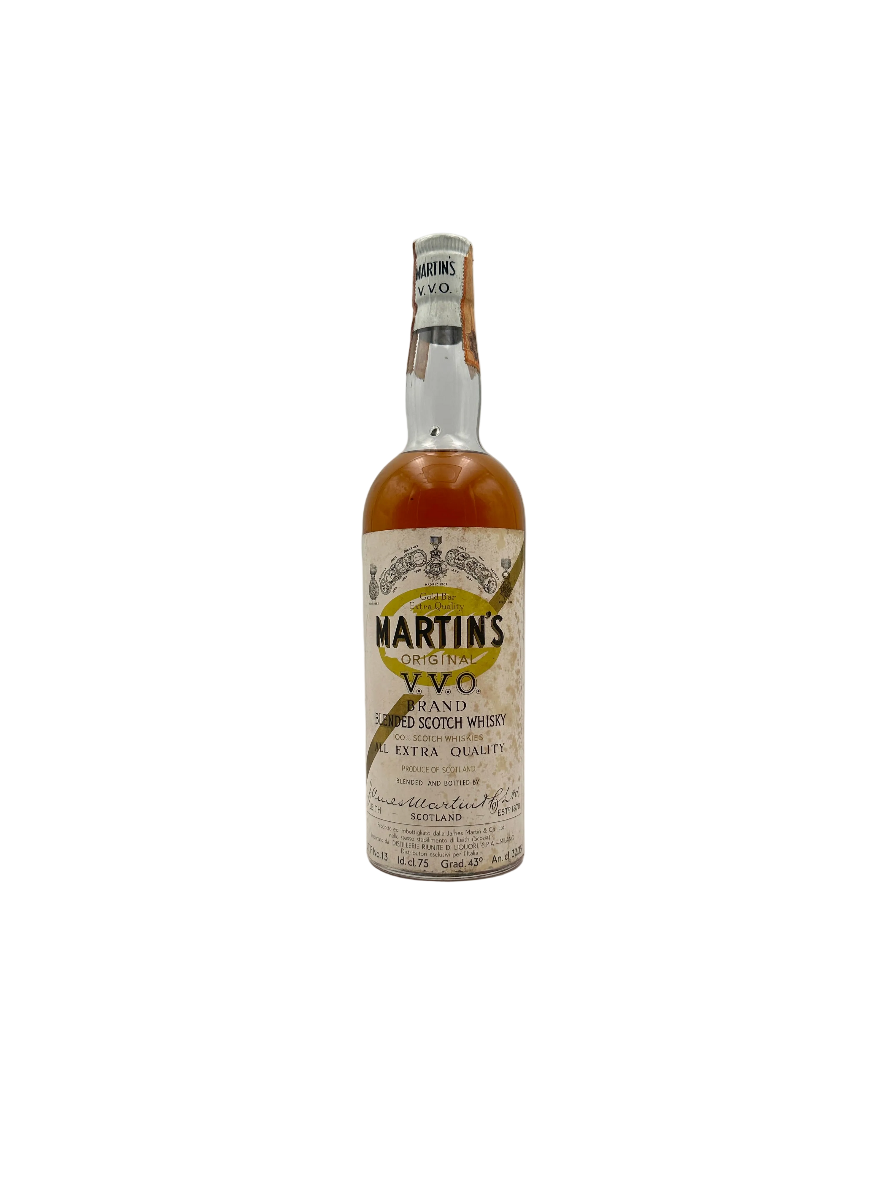James Martin - V.V.O. Blended Scotch Whisky - 1960s