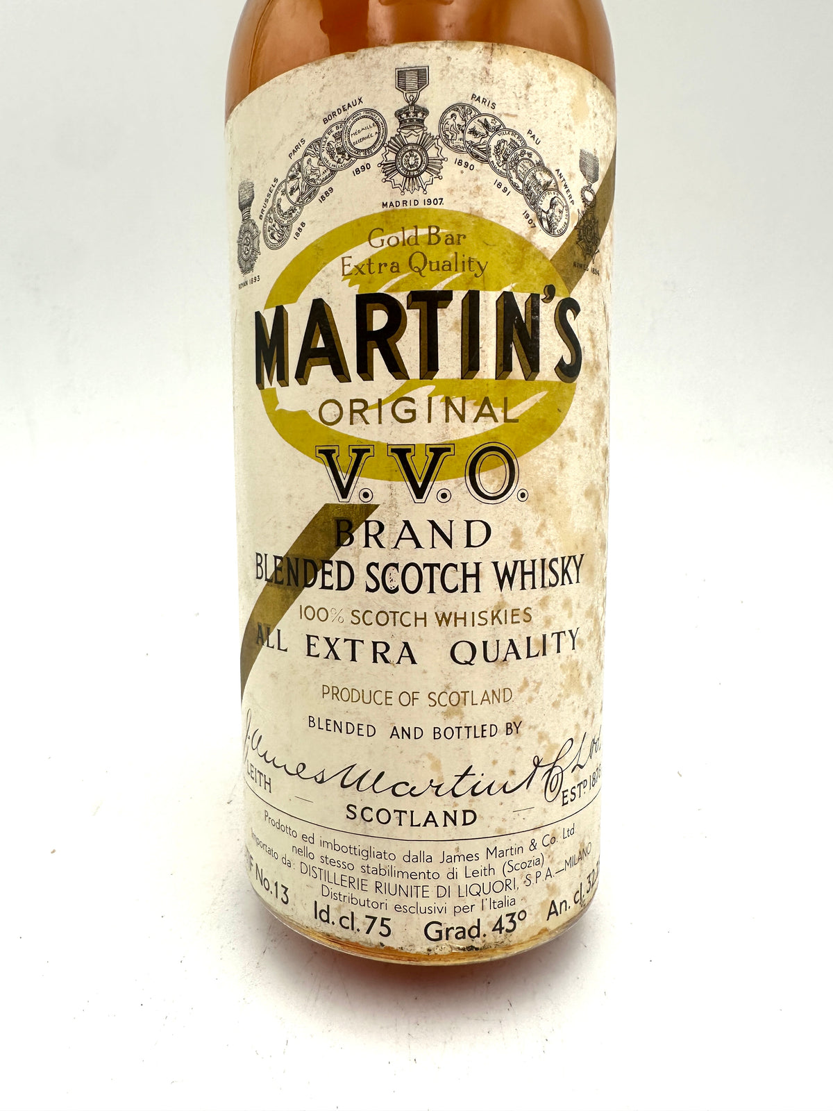 James Martin - V.V.O. Blended Scotch Whisky - 1960s