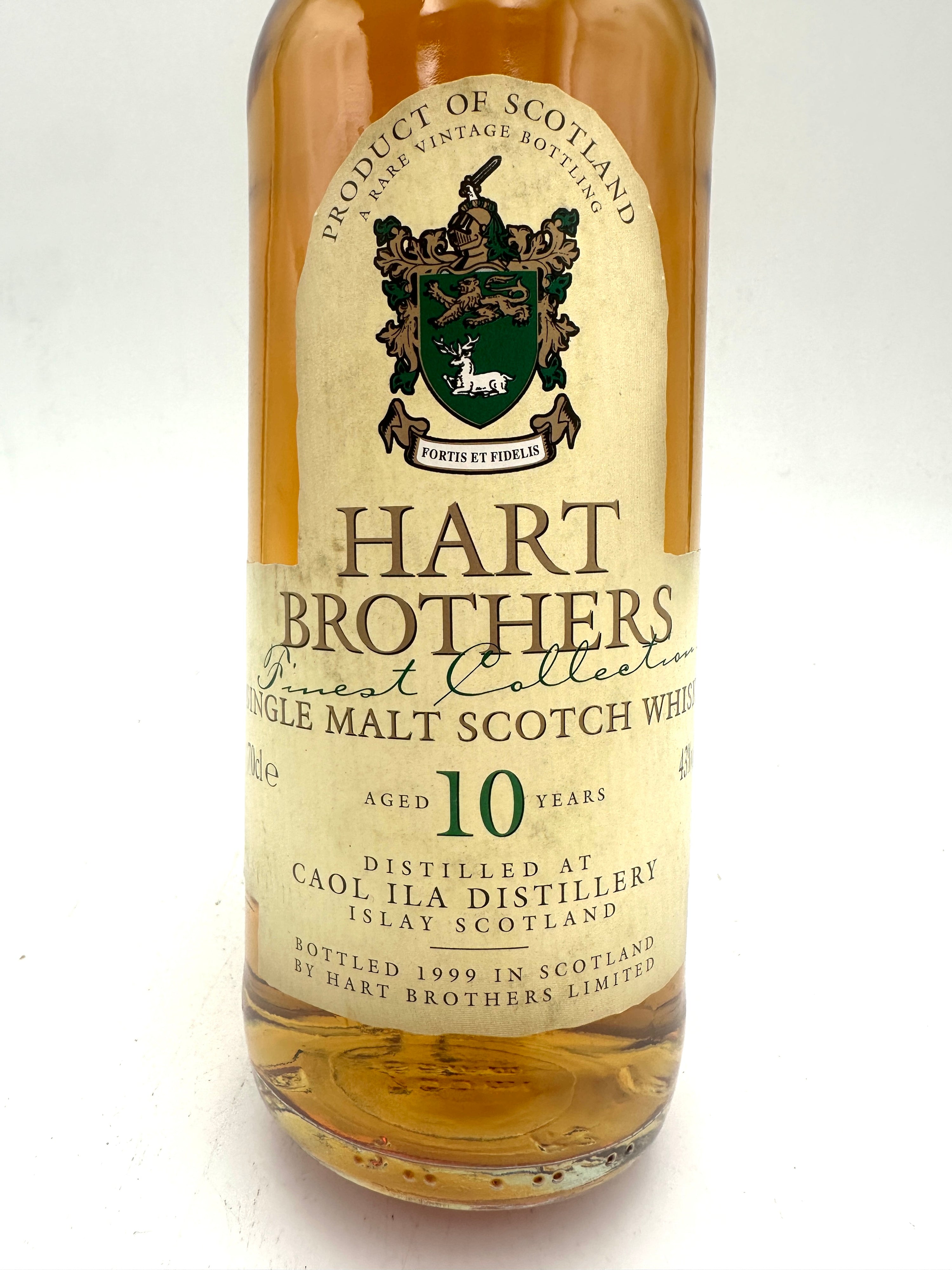 Caol Ila - 10 Years Old "Finest Collection" Single Malt Scotch Whisky - Hart Brothers - Bottl. 1999