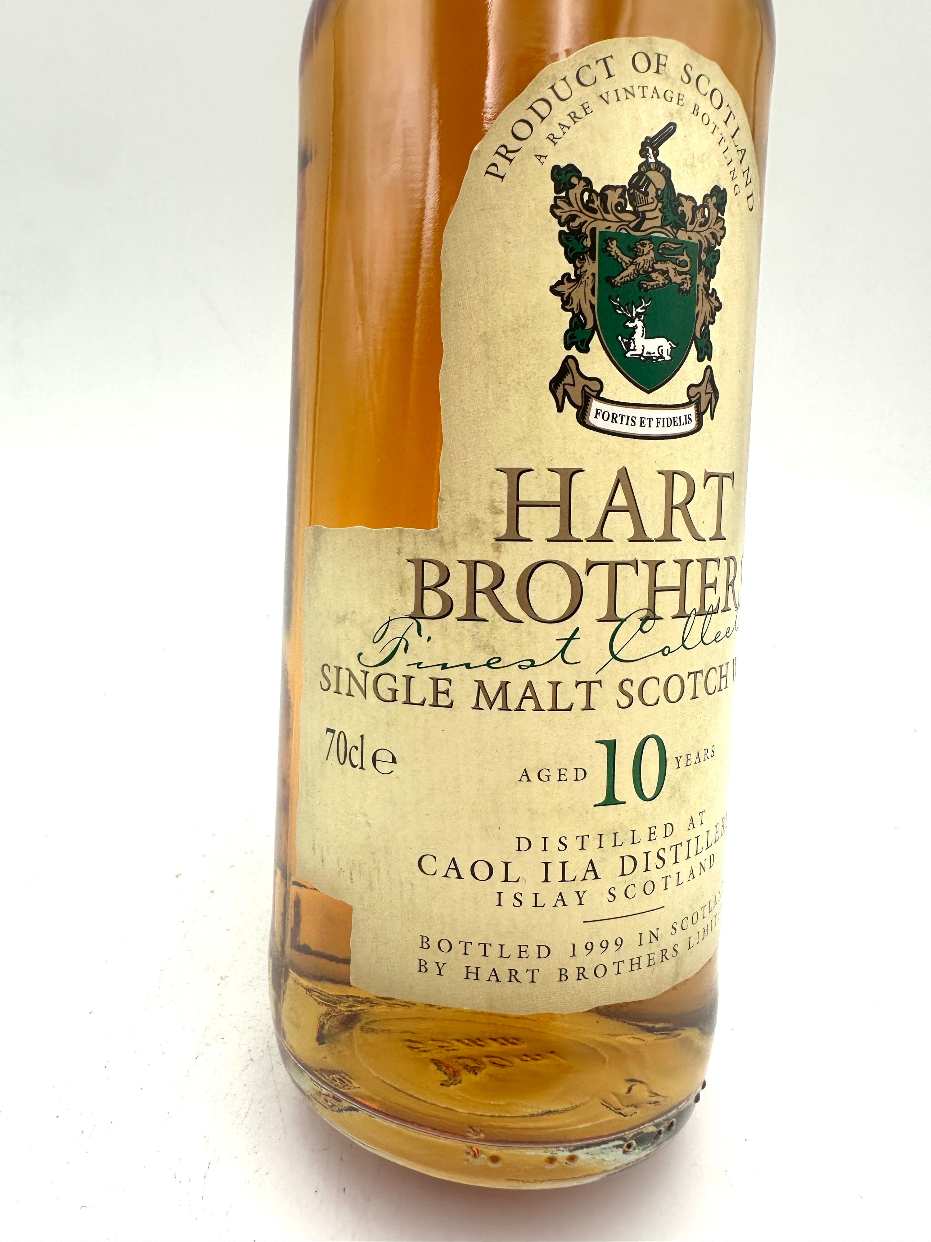 Caol Ila - 10 Years Old "Finest Collection" Single Malt Scotch Whisky - Hart Brothers - Bottl. 1999