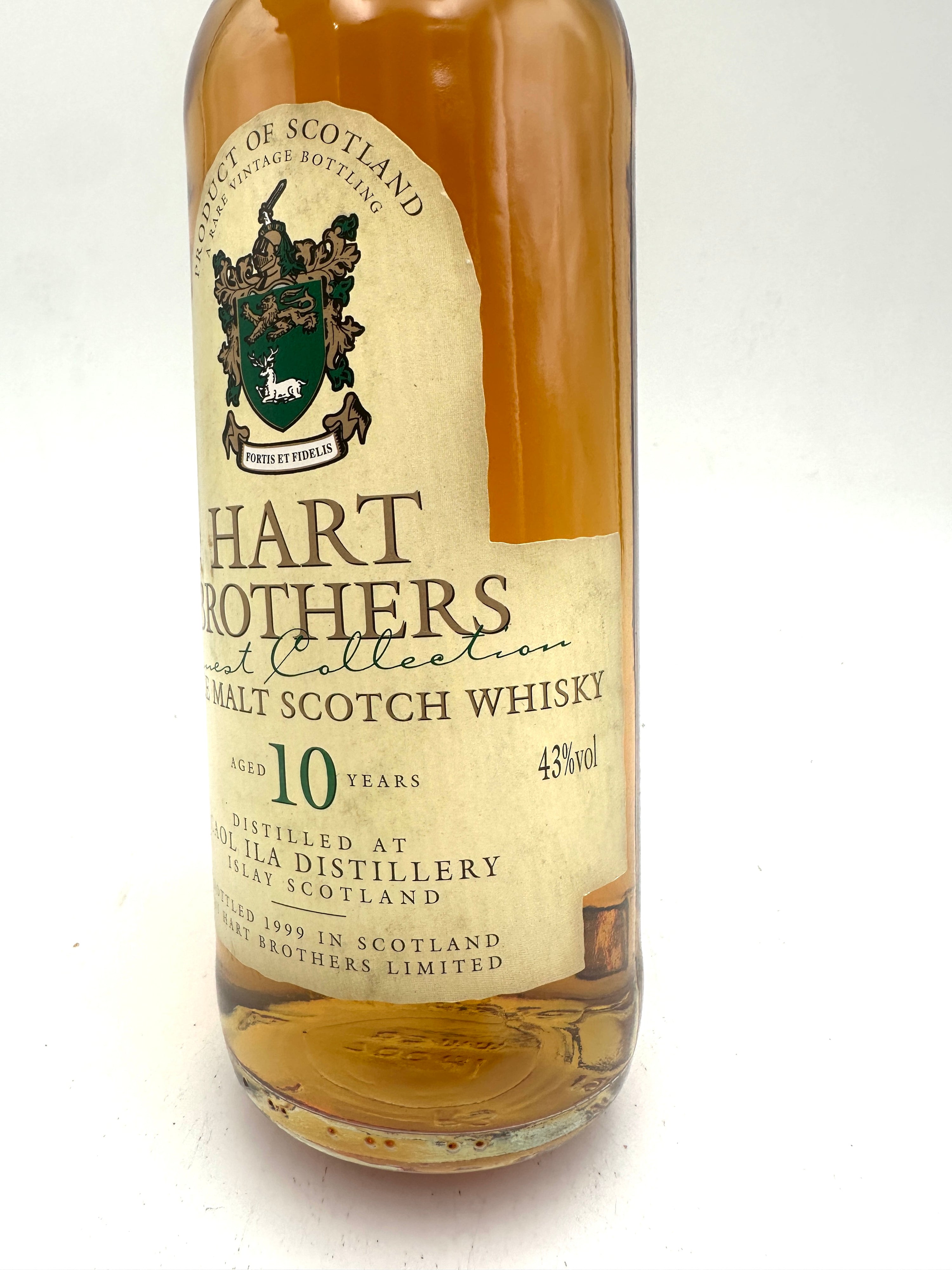 Caol Ila - 10 Years Old "Finest Collection" Single Malt Scotch Whisky - Hart Brothers - Bottl. 1999