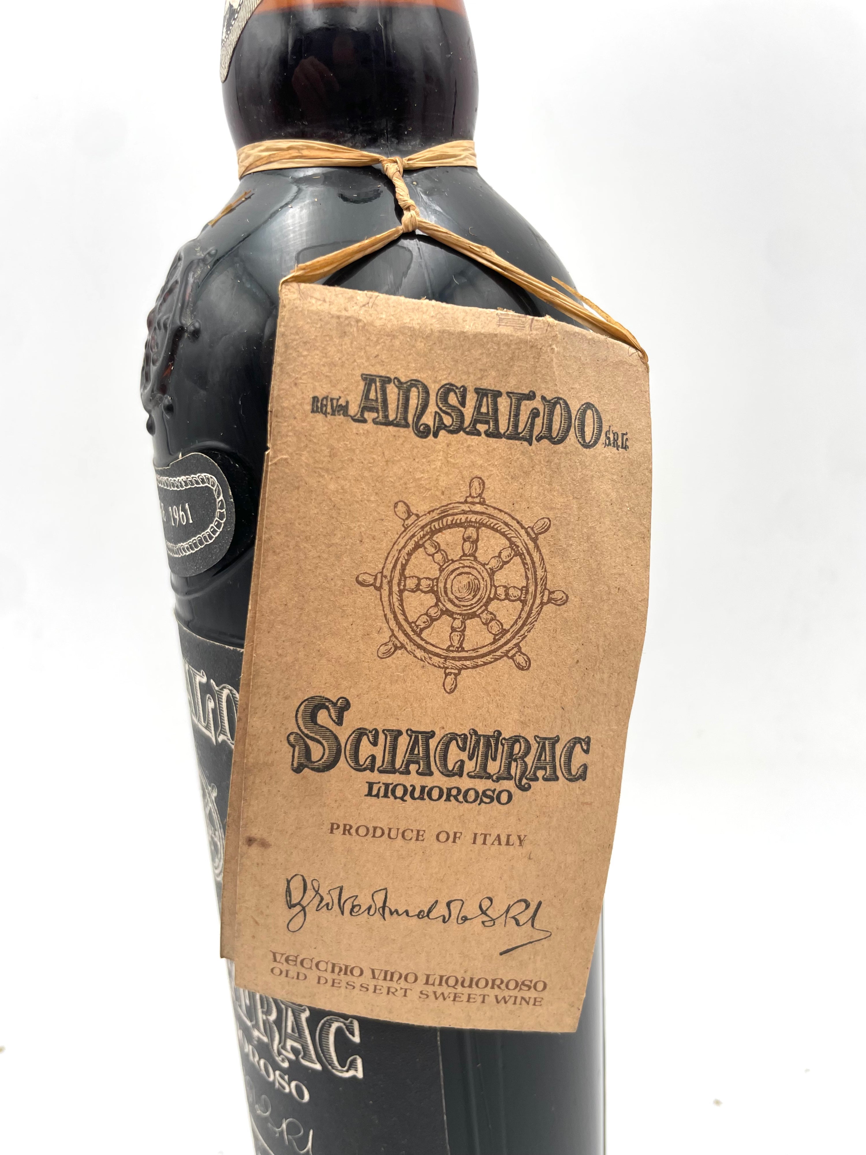 1961 - Ansaldo - Sciactrac Vino Liquoroso