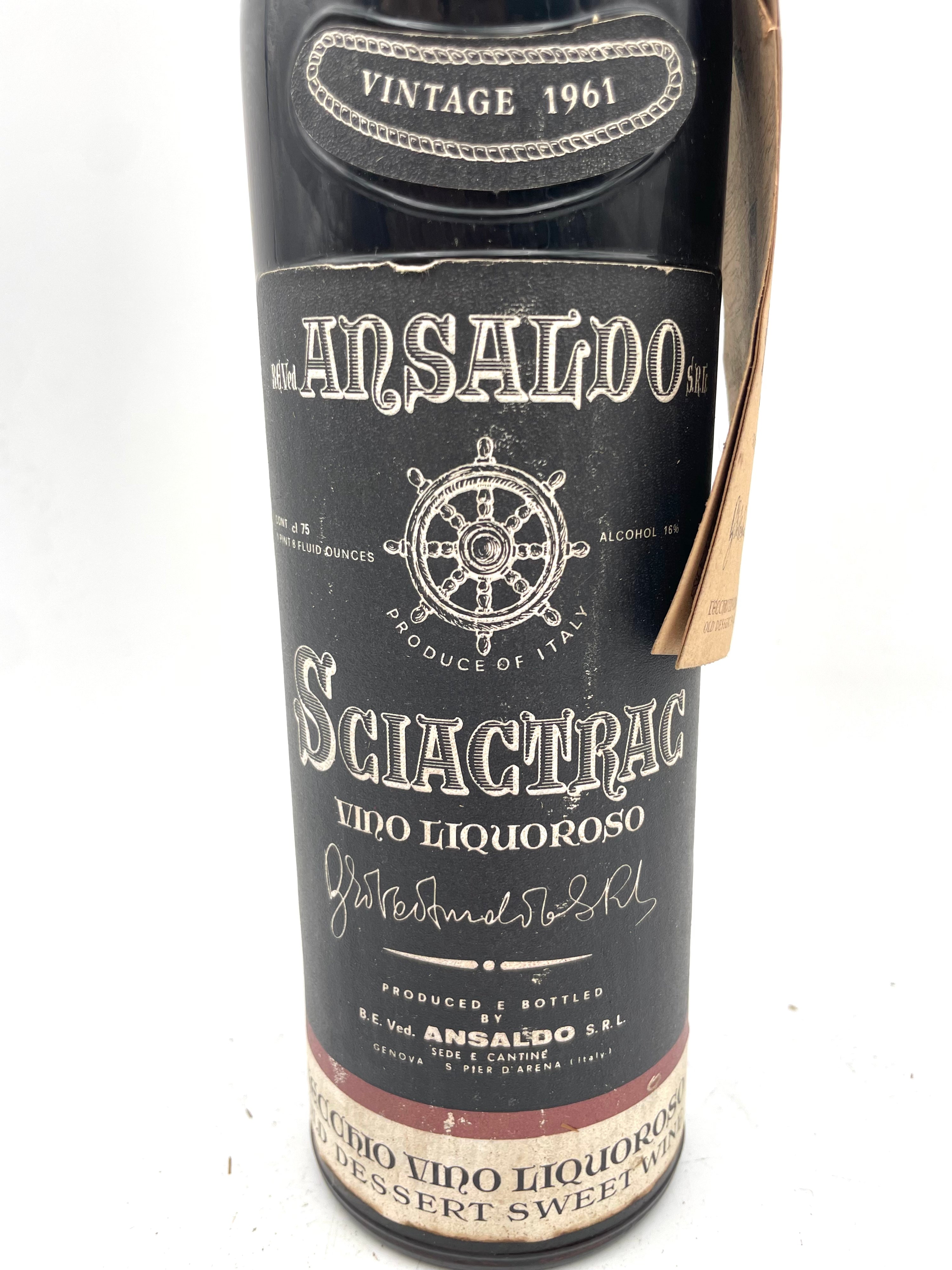 1961 - Ansaldo - Sciactrac Vino Liquoroso