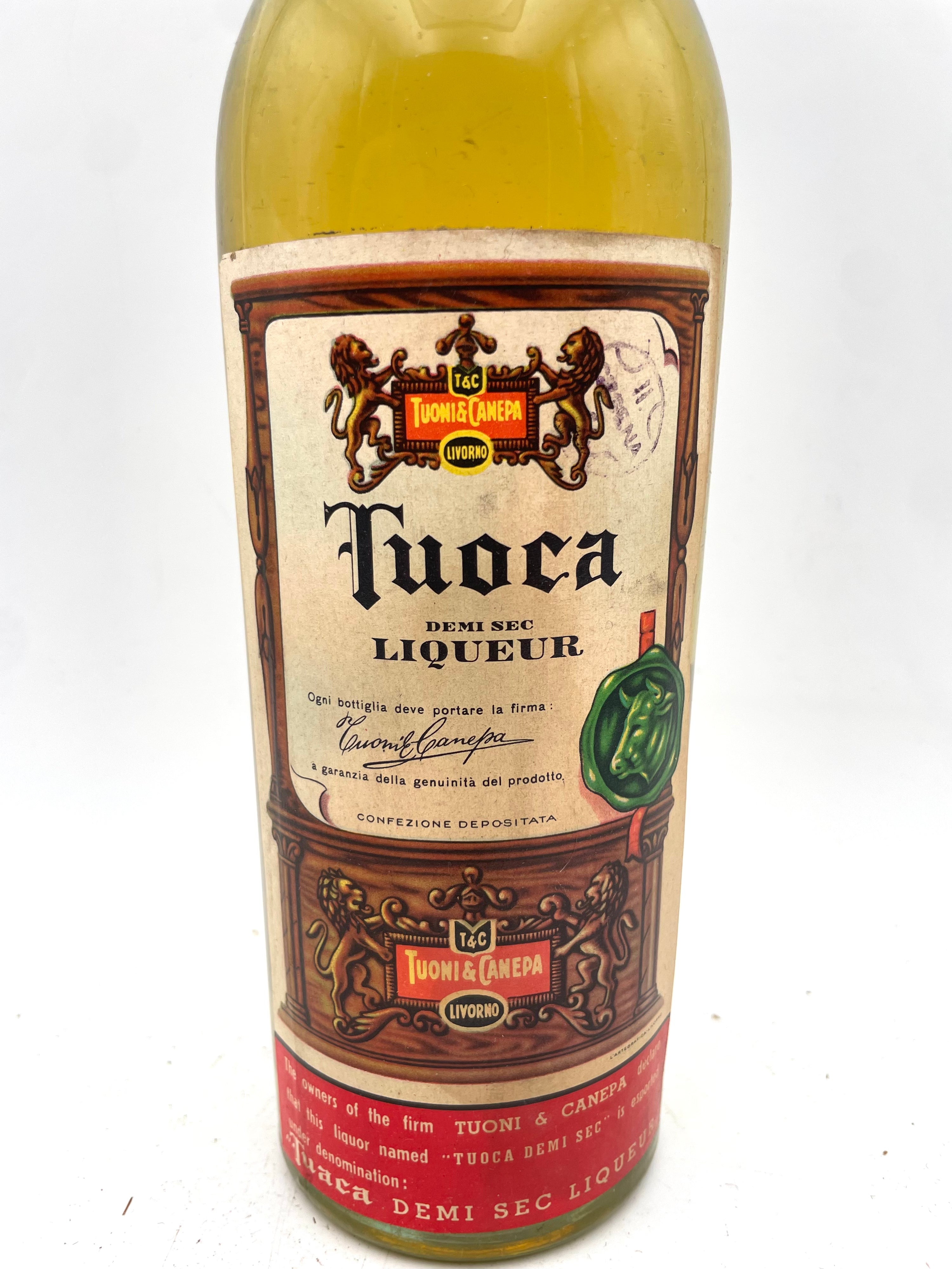 Turoni & Canepa - Tuoca Liquore Demi Sec - Sigillo Stella Anni '50s