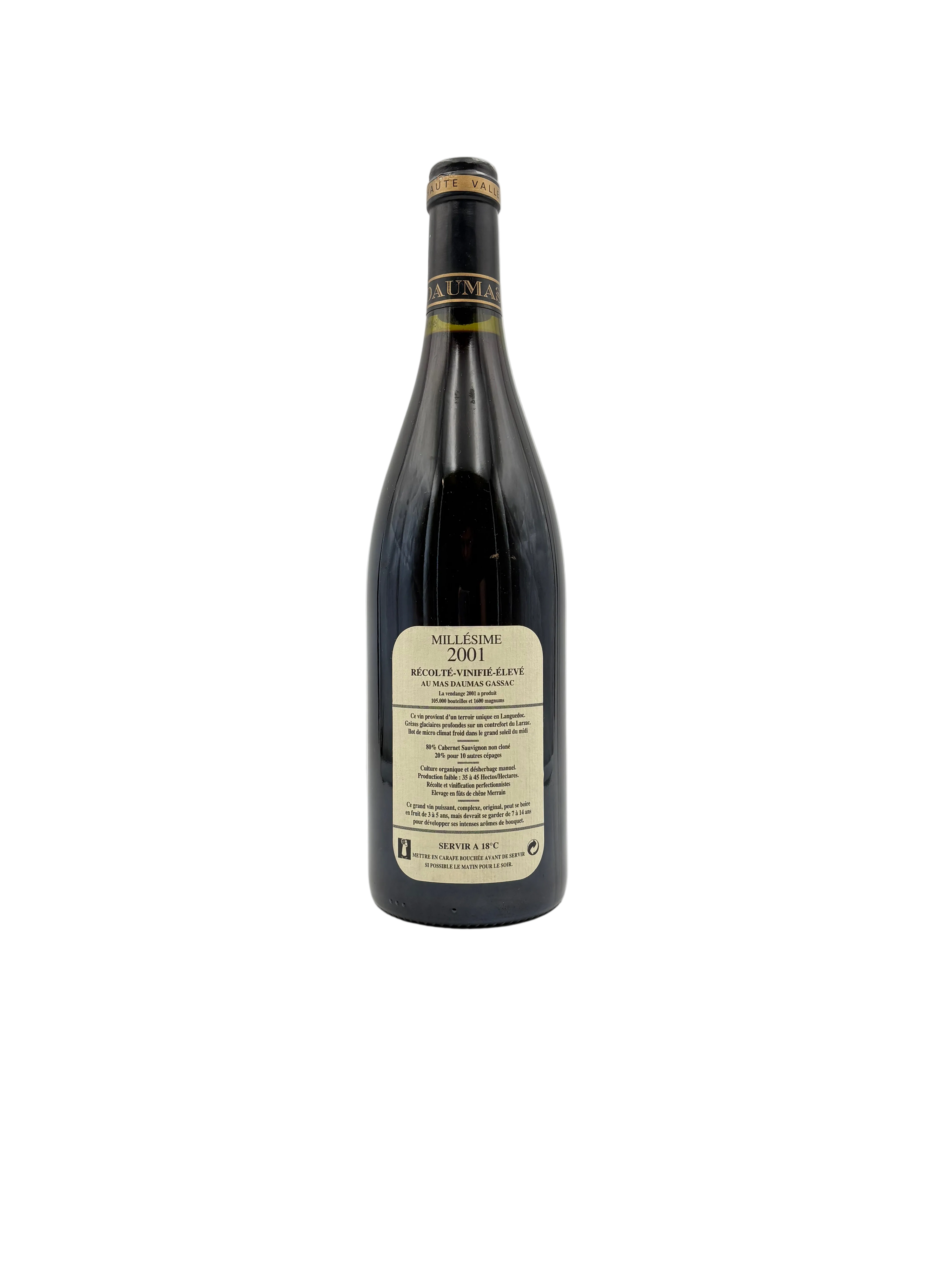 2001 - Mas de Daumas Gassac - Rouge