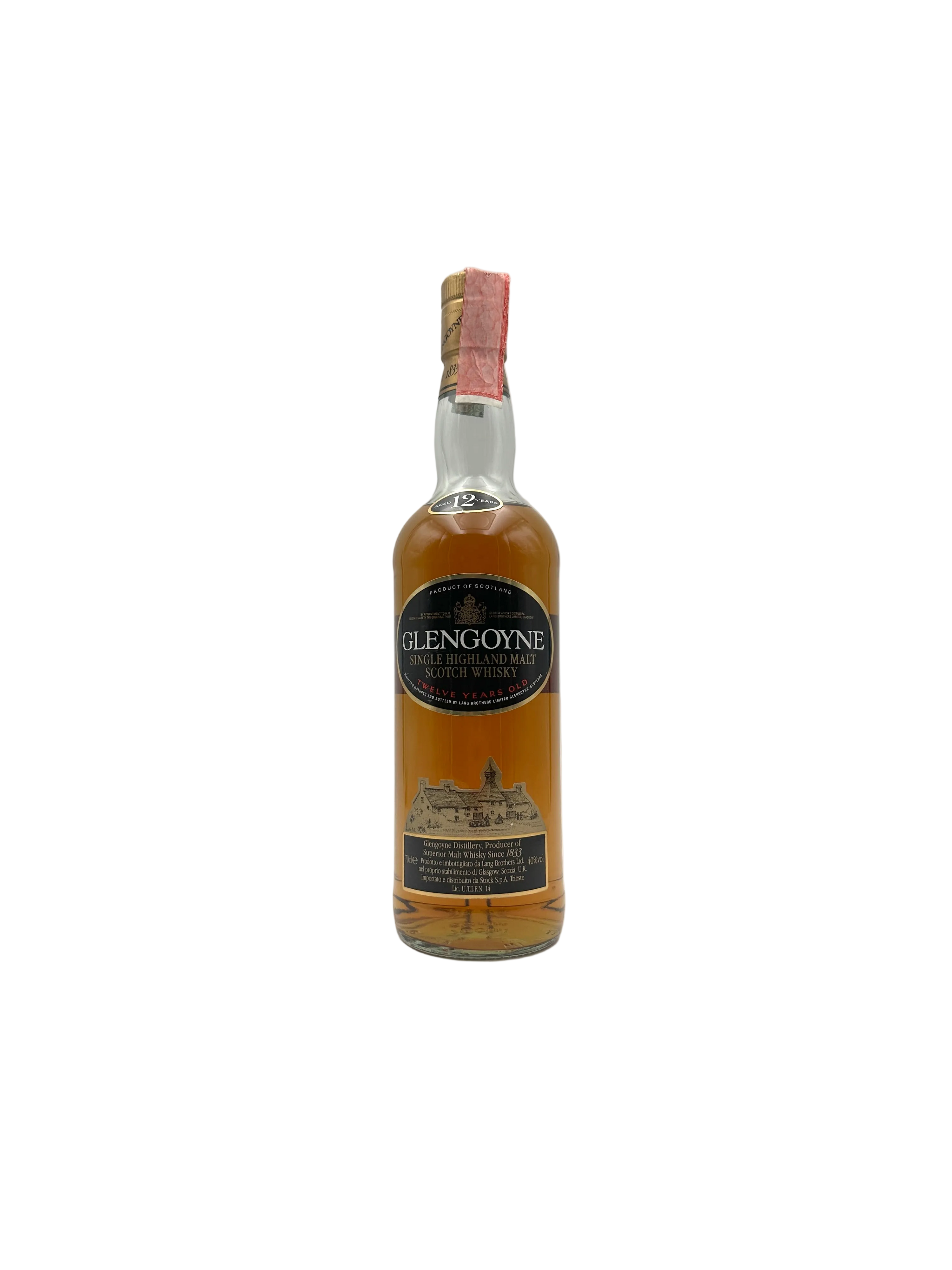 Glengoyne - 12 Years Old Single Highland Malt Scotch Whisky - 1990s
