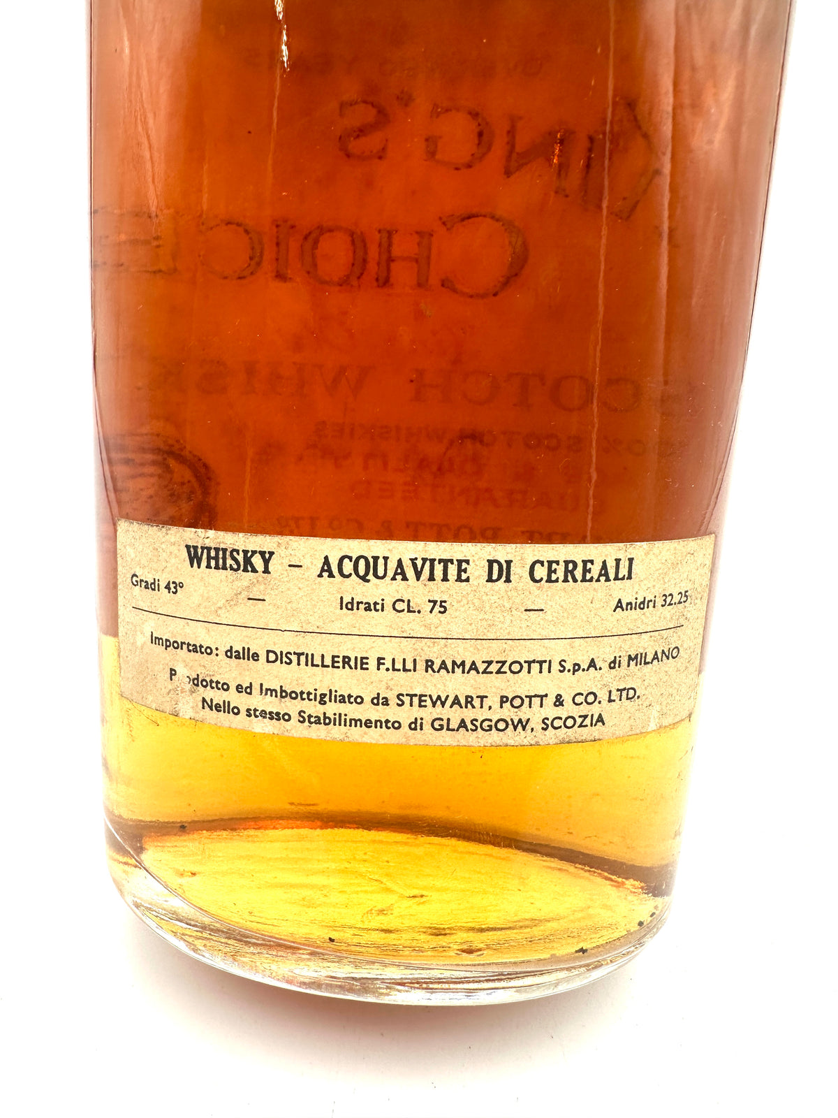 King's Choice - Fine Old Scotch Whisky - Stewart, Pott & Co - 1960s