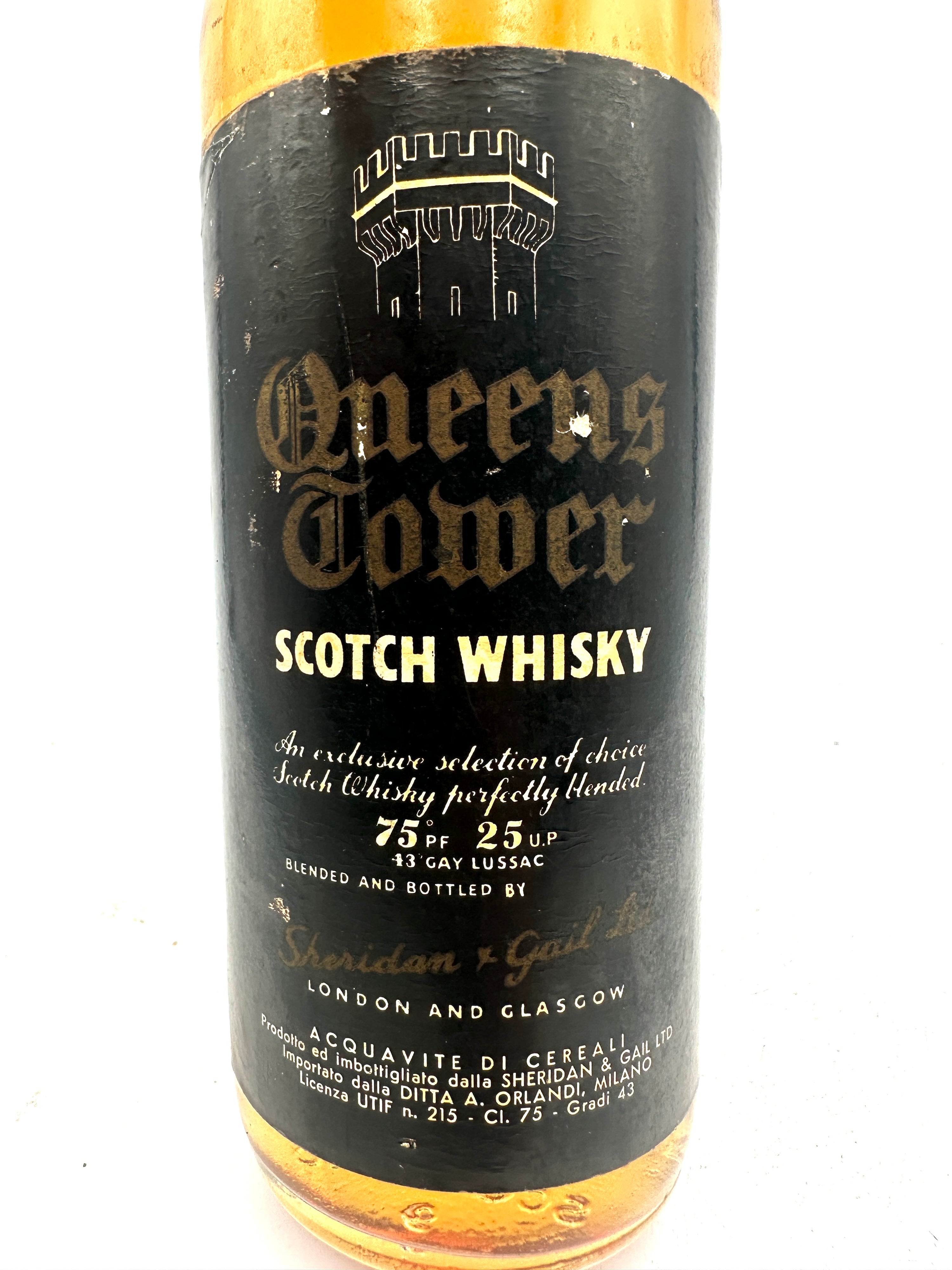Queens Tower - 15 Years Old Scotch Whisky - Sheridan & Gail - 1960s