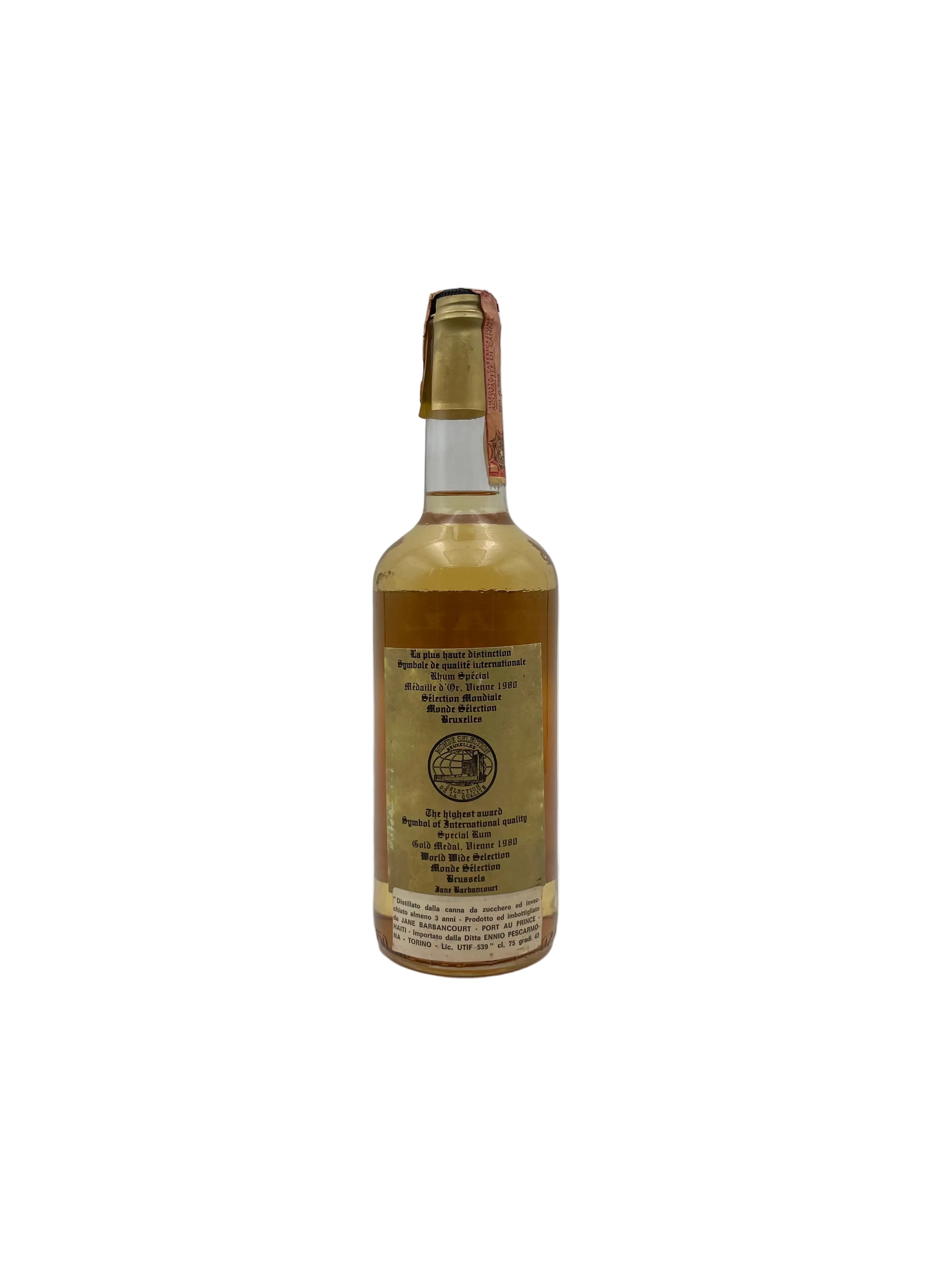 Jane Barbancourt - Special Rum - Anni '80s