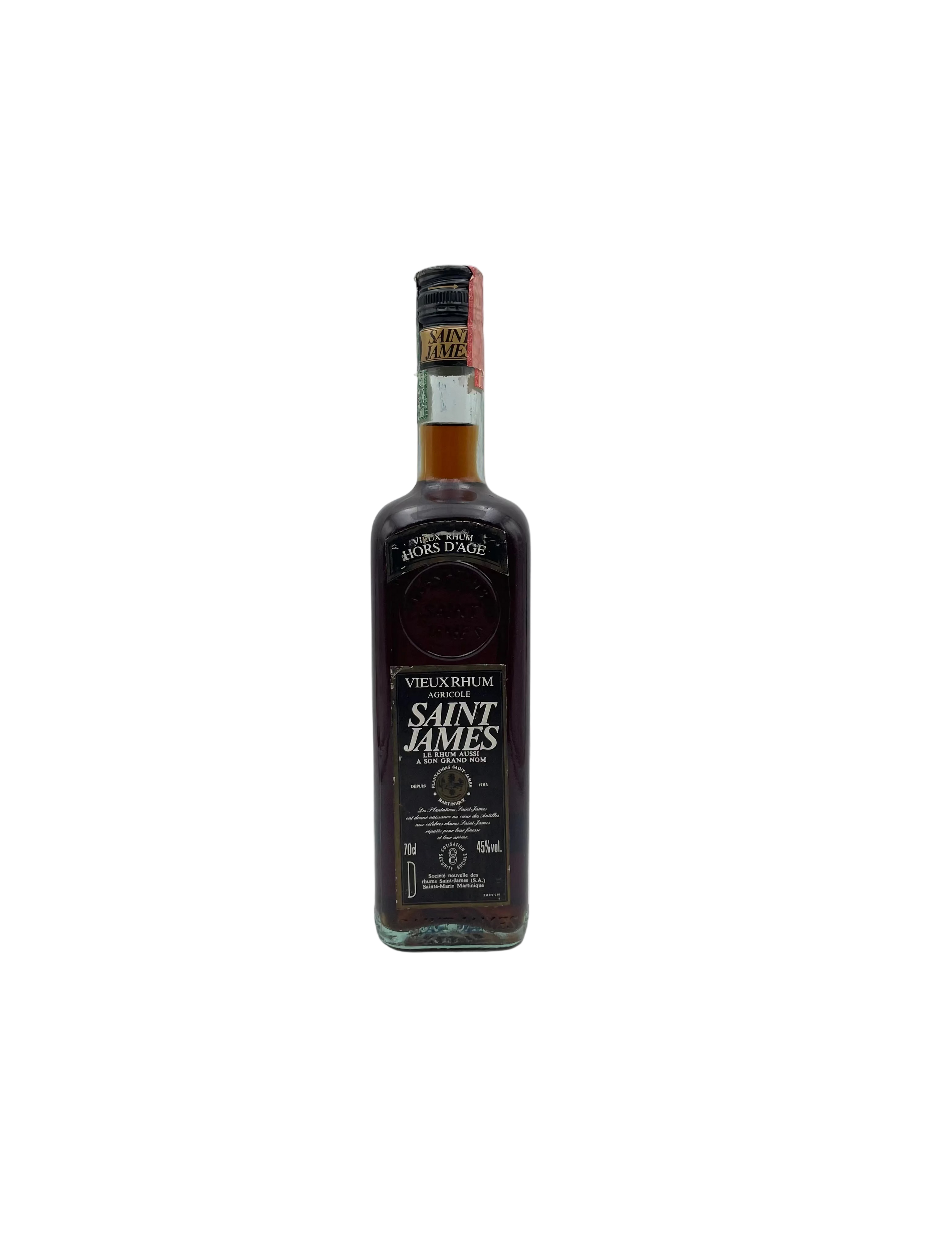 Saint James - Vieux Rhum Agricole Hors D'Age - Anni '90s