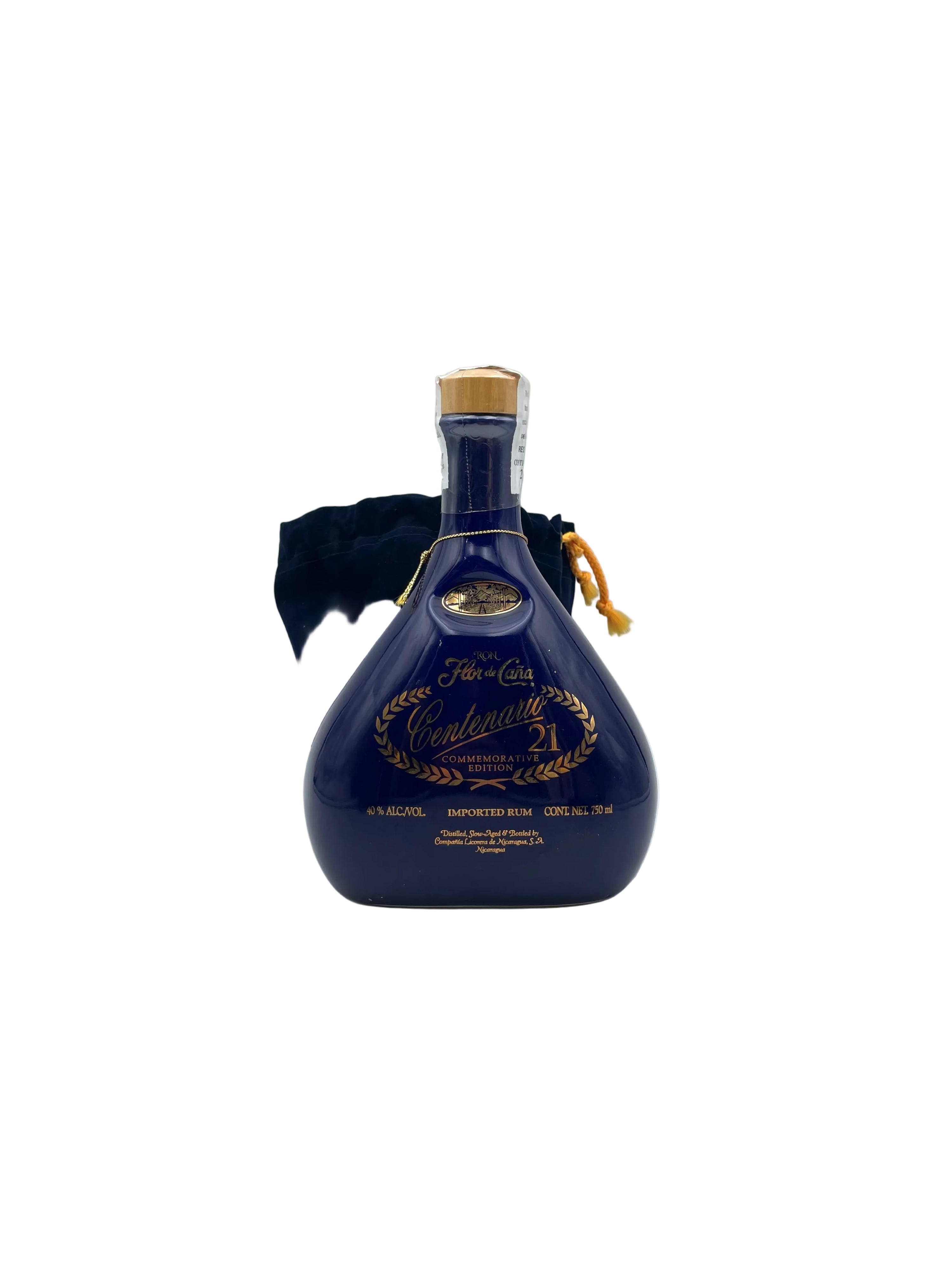 Flor De Cana - Ron Centenario 21 - Commemorative Edition - Slow Aged 15 YO - Anni '00s
