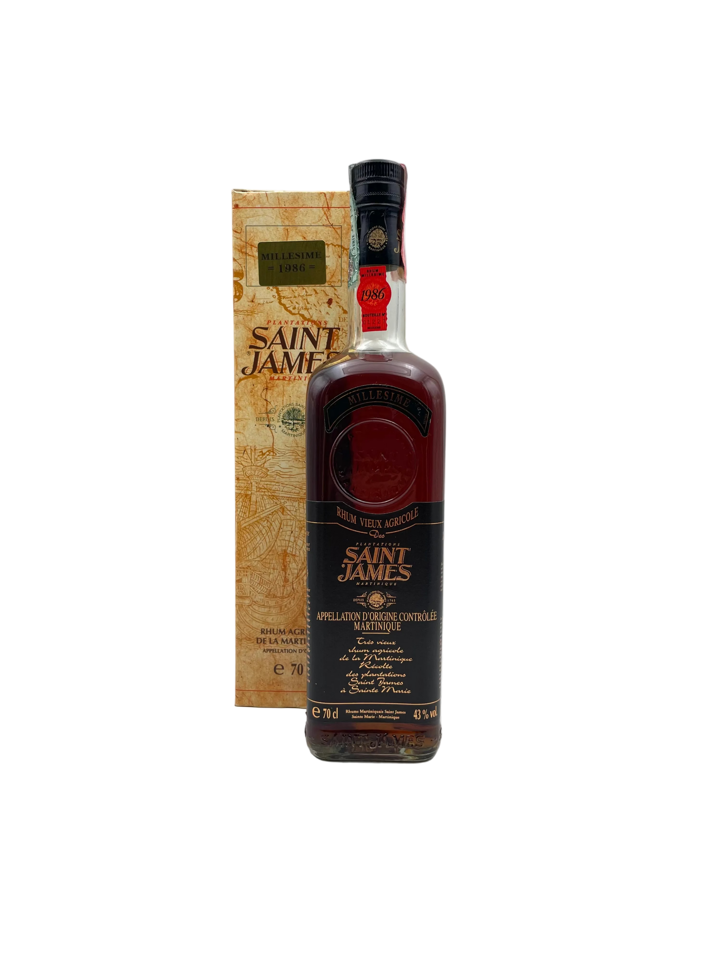1986 - Saint James - Rhum Vieux Agricole