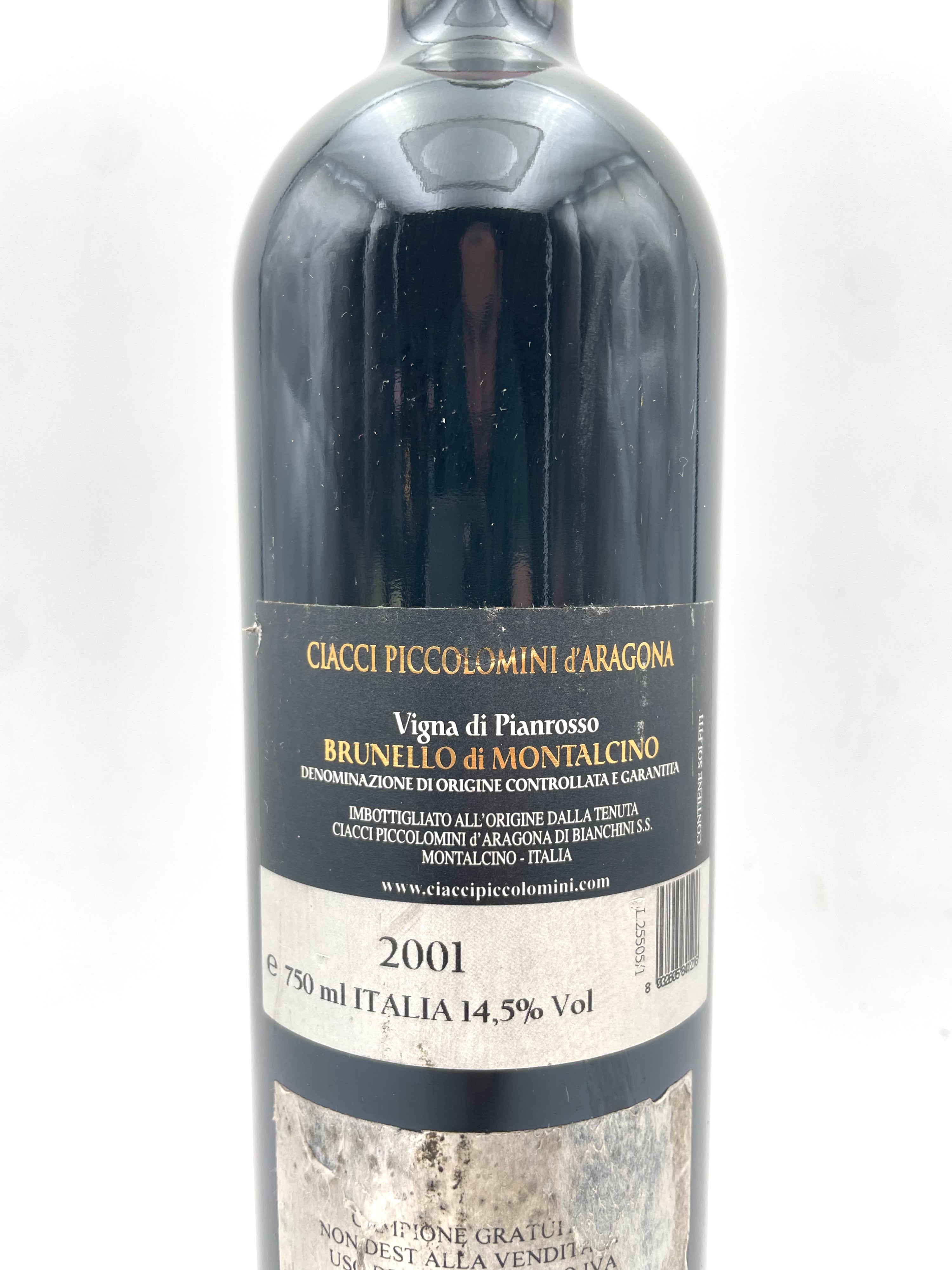 2001 - Ciacci Piccolomini d’Aragona - Brunello di Montalcino Vigna di Pianrosso