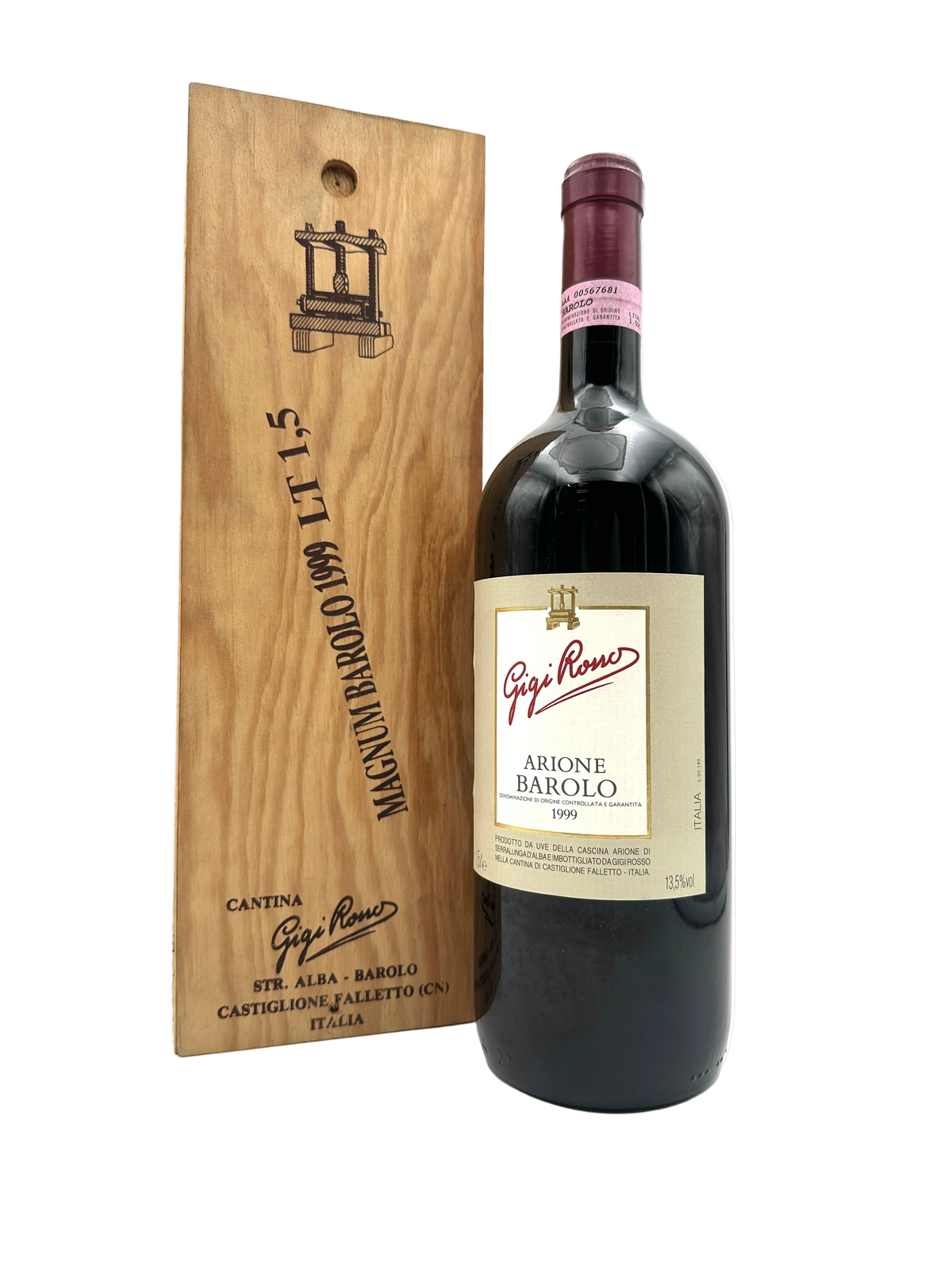 1999 - Gigi Rosso - Barolo Arione - Magnum