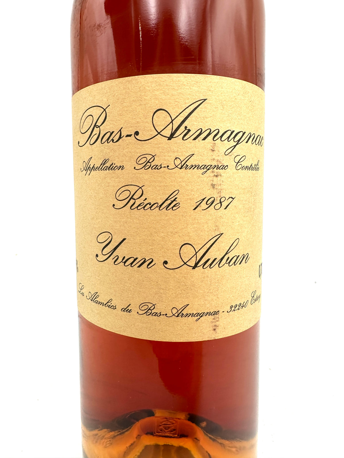 1987 - Yvan Auban - Bas-Armagnac - Bottl. 10/1999