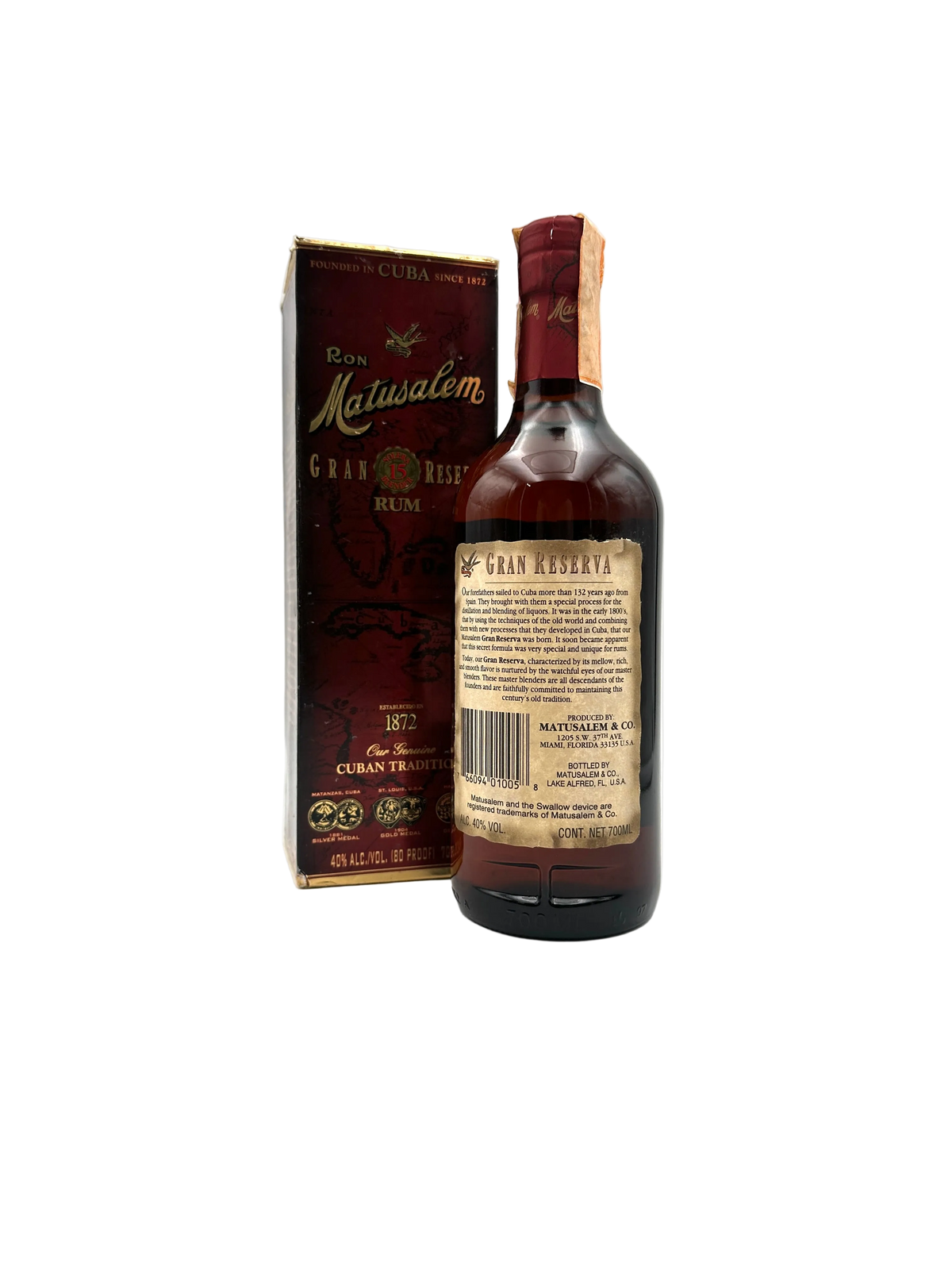 Matusalem - Solera 15 Blender Gran Reserva Rum - Anni 1980