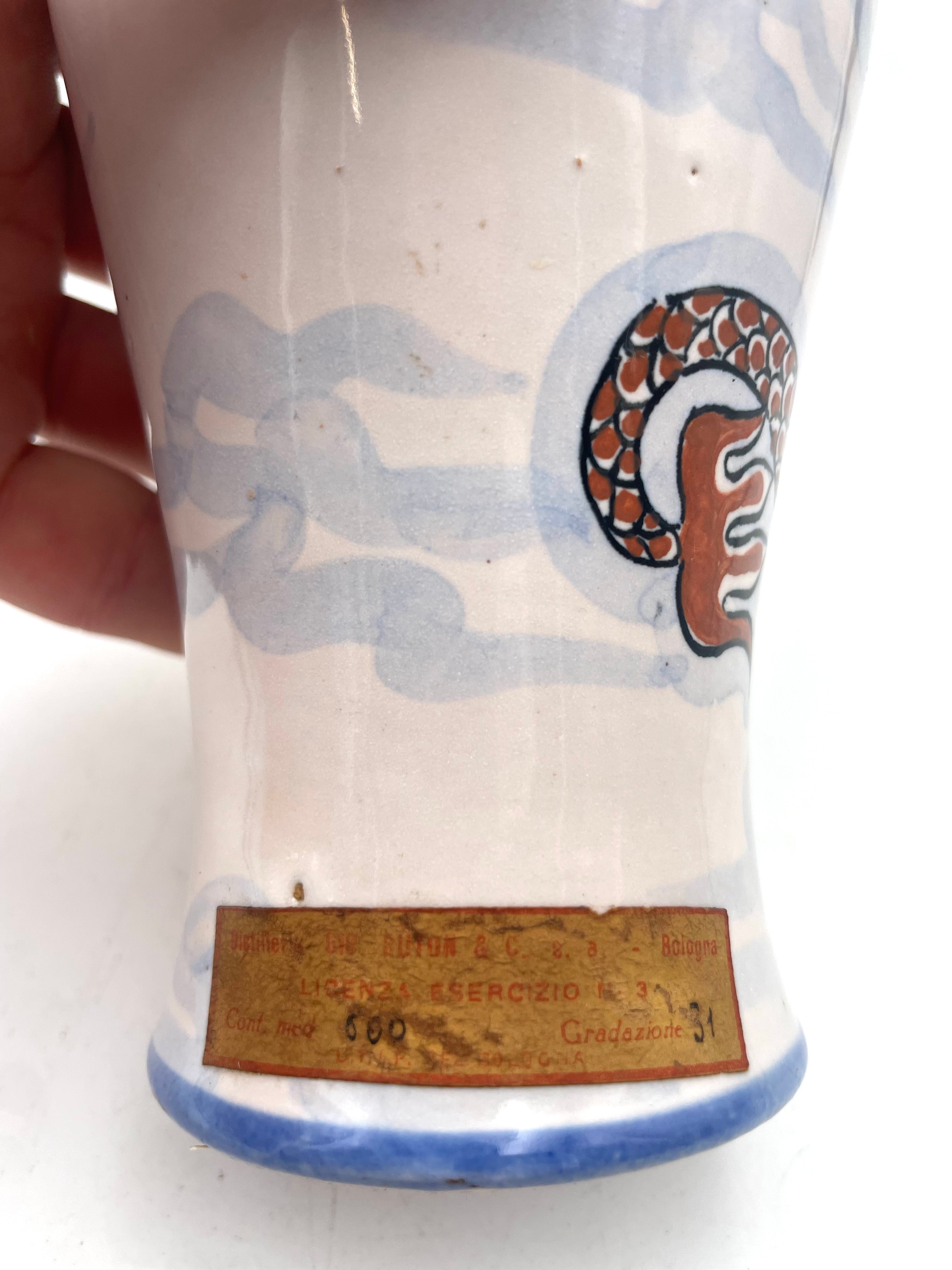 Gio. Buton - Crema Cacao - Ceramica - Sigillo Stella Anni '50s