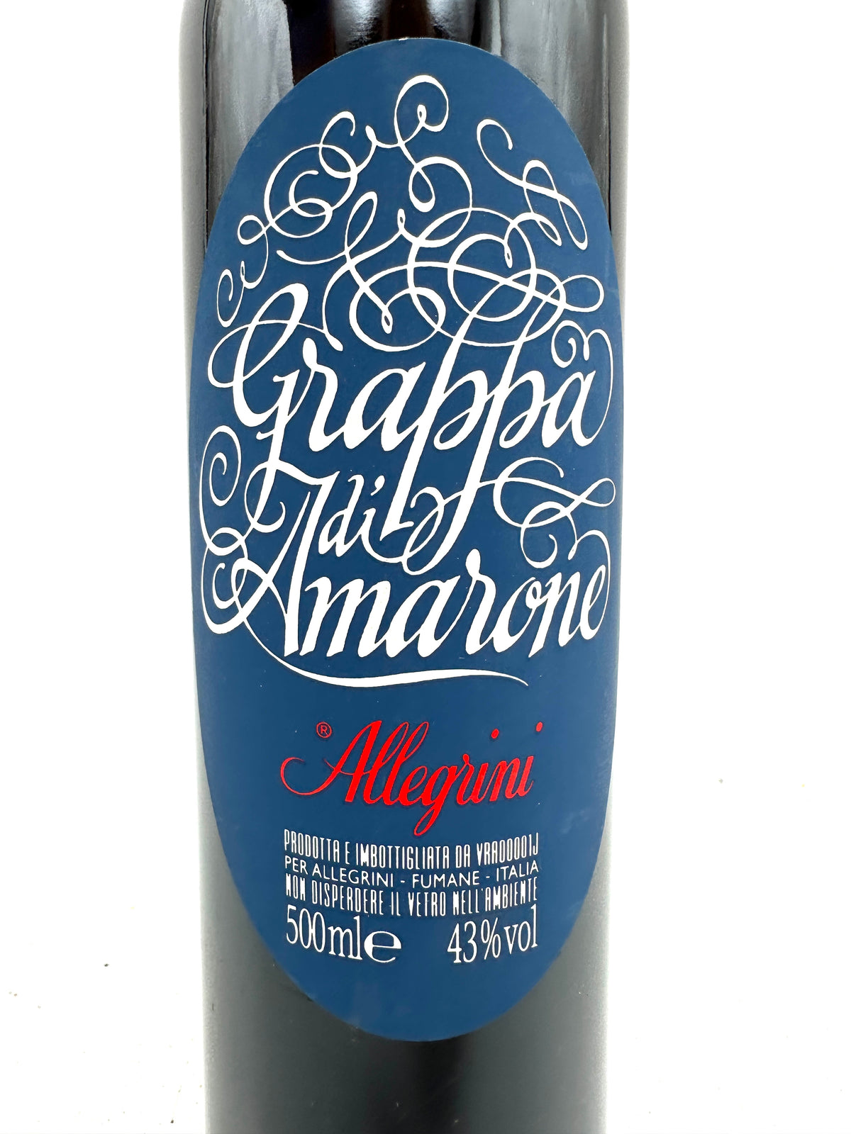 Allegrini - Grappa di Amarone - Anni 1990