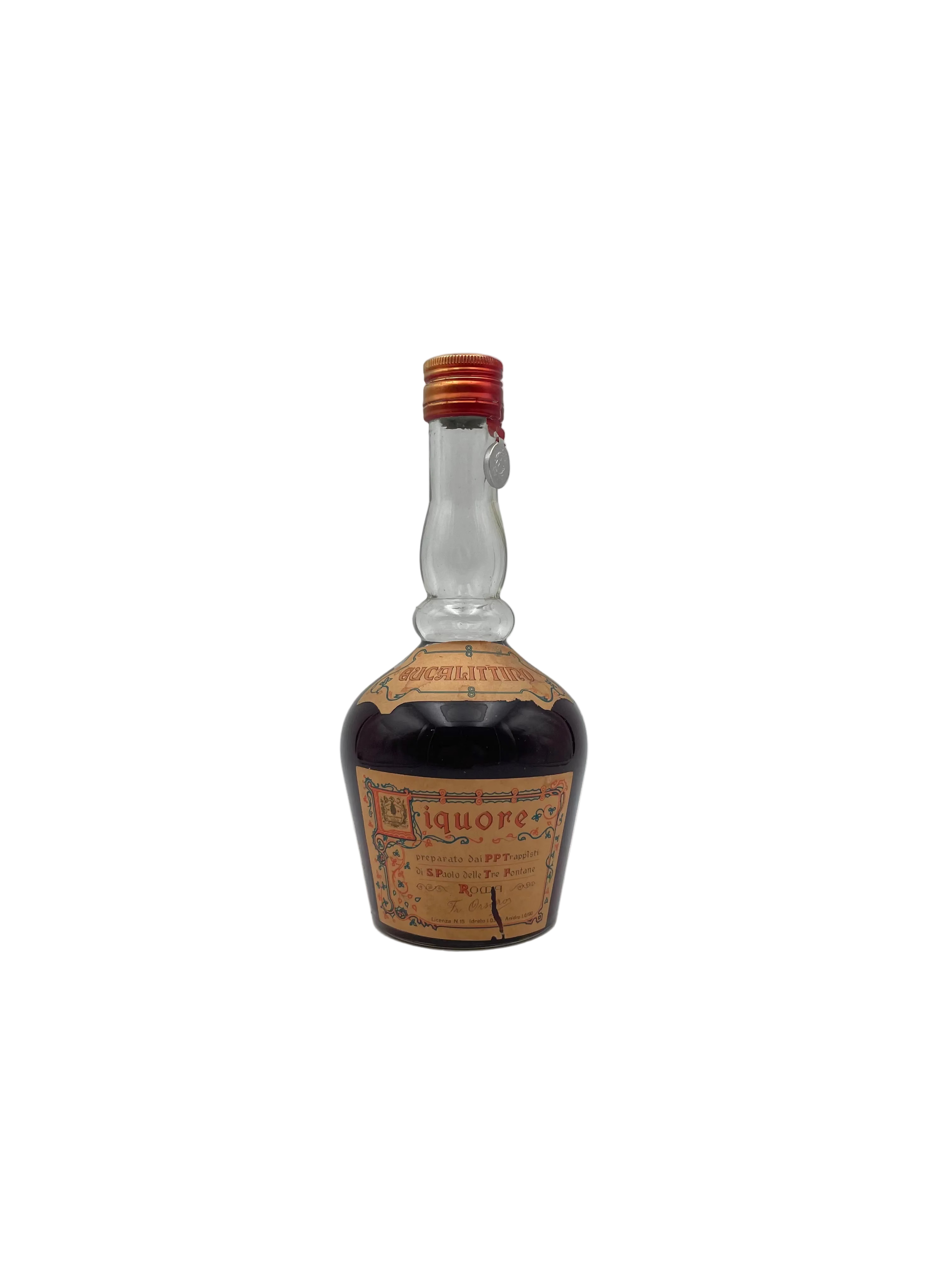 PP Trappisti S. Paolo delle Tre Fontane - Liquore Eucalittino - Sigillo Stella Anni '50s