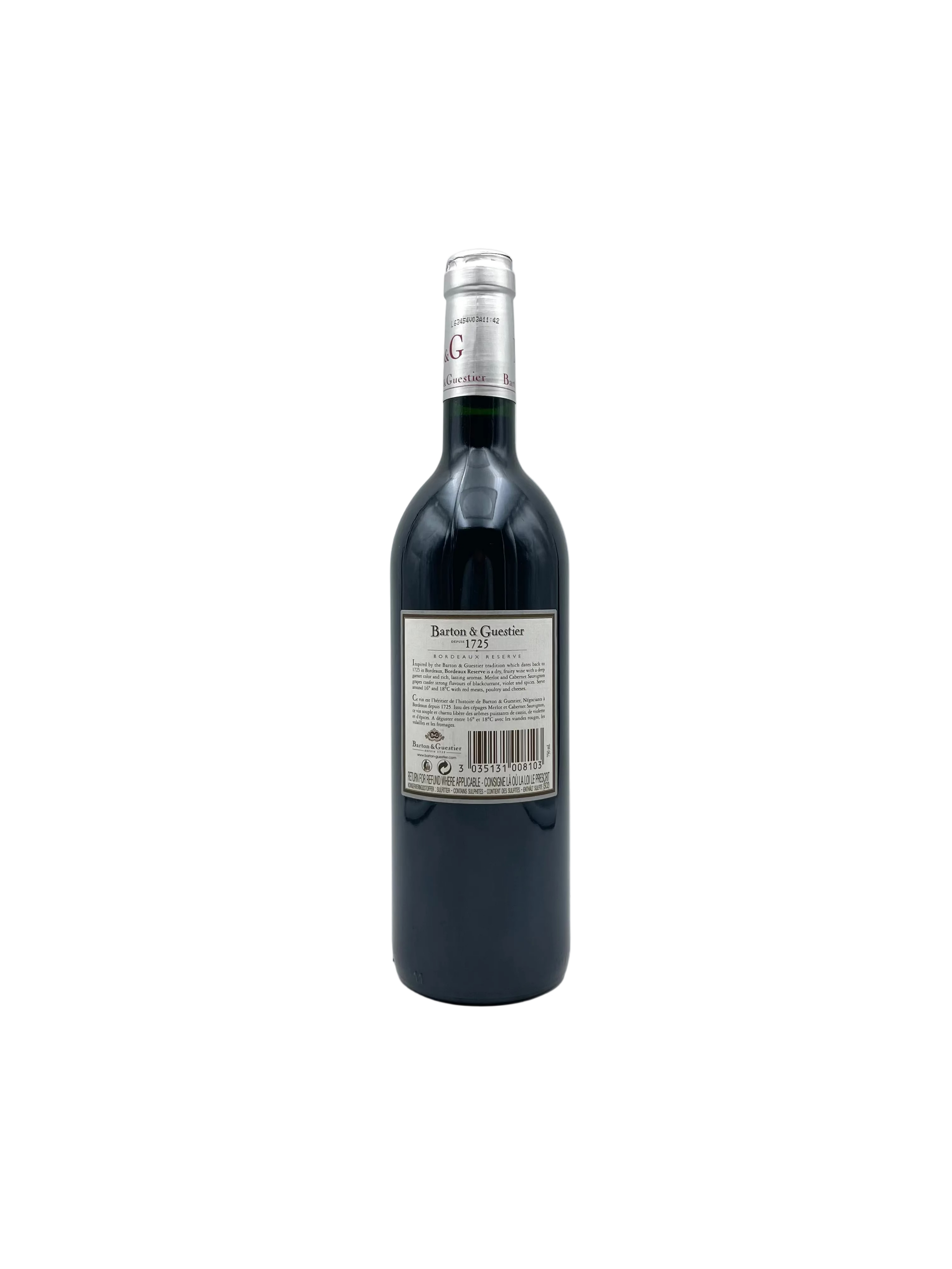 2005 - Barton & Guestier - Bordeaux Reserve