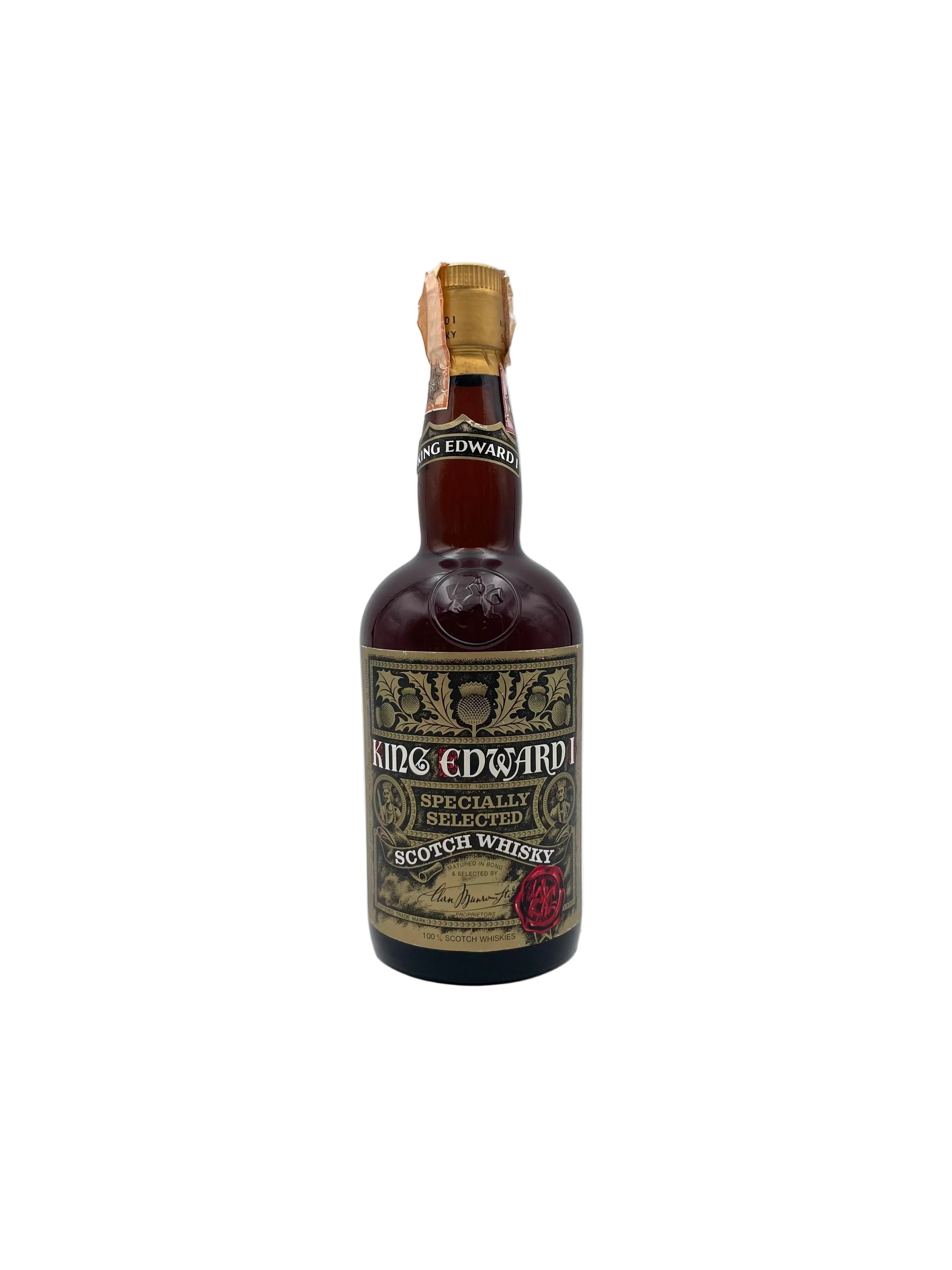 Kind Edward I - Specially Selected Scotch Whisky - Anni '70s