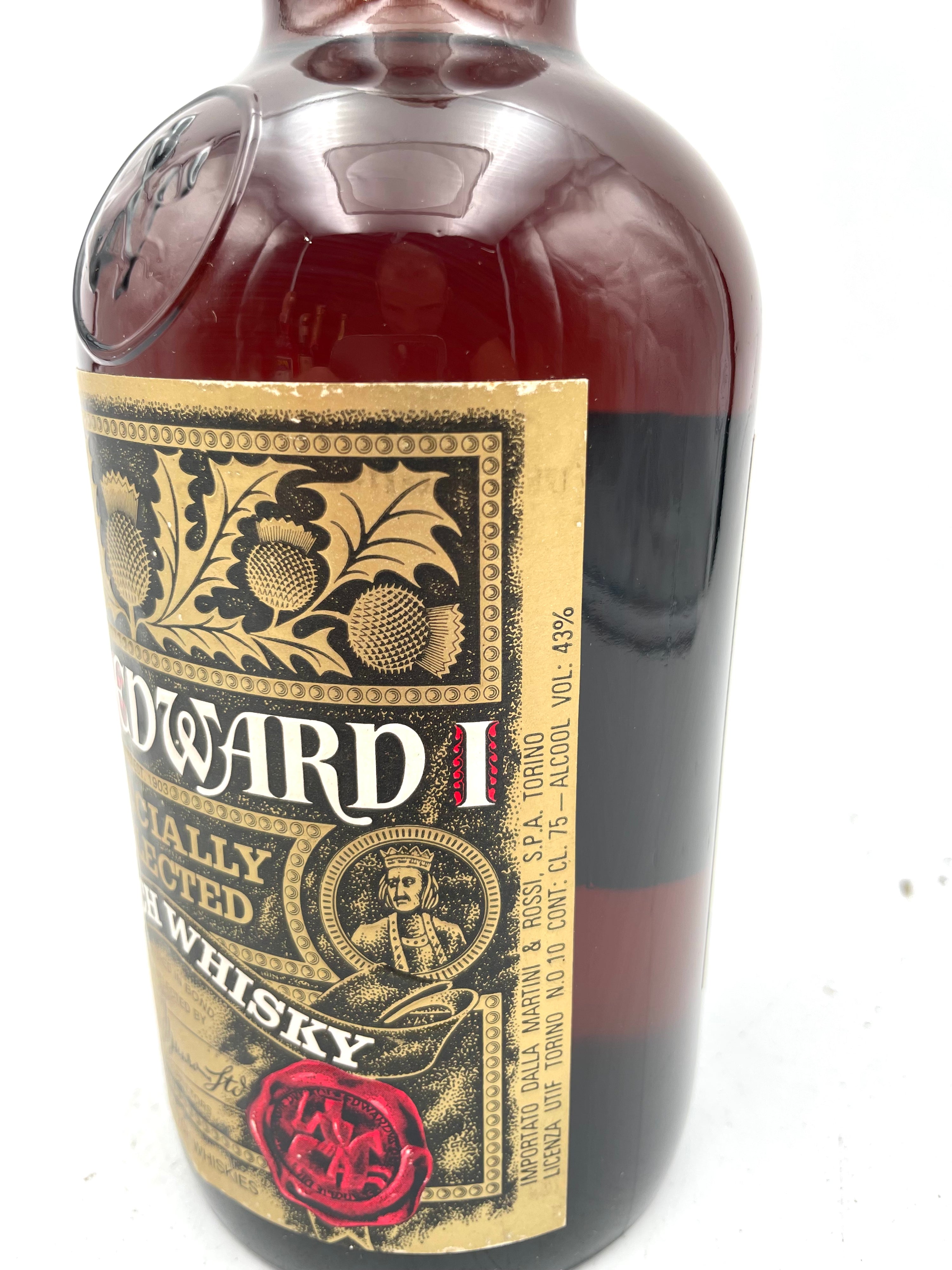 Kind Edward I - Specially Selected Scotch Whisky - Anni '70s